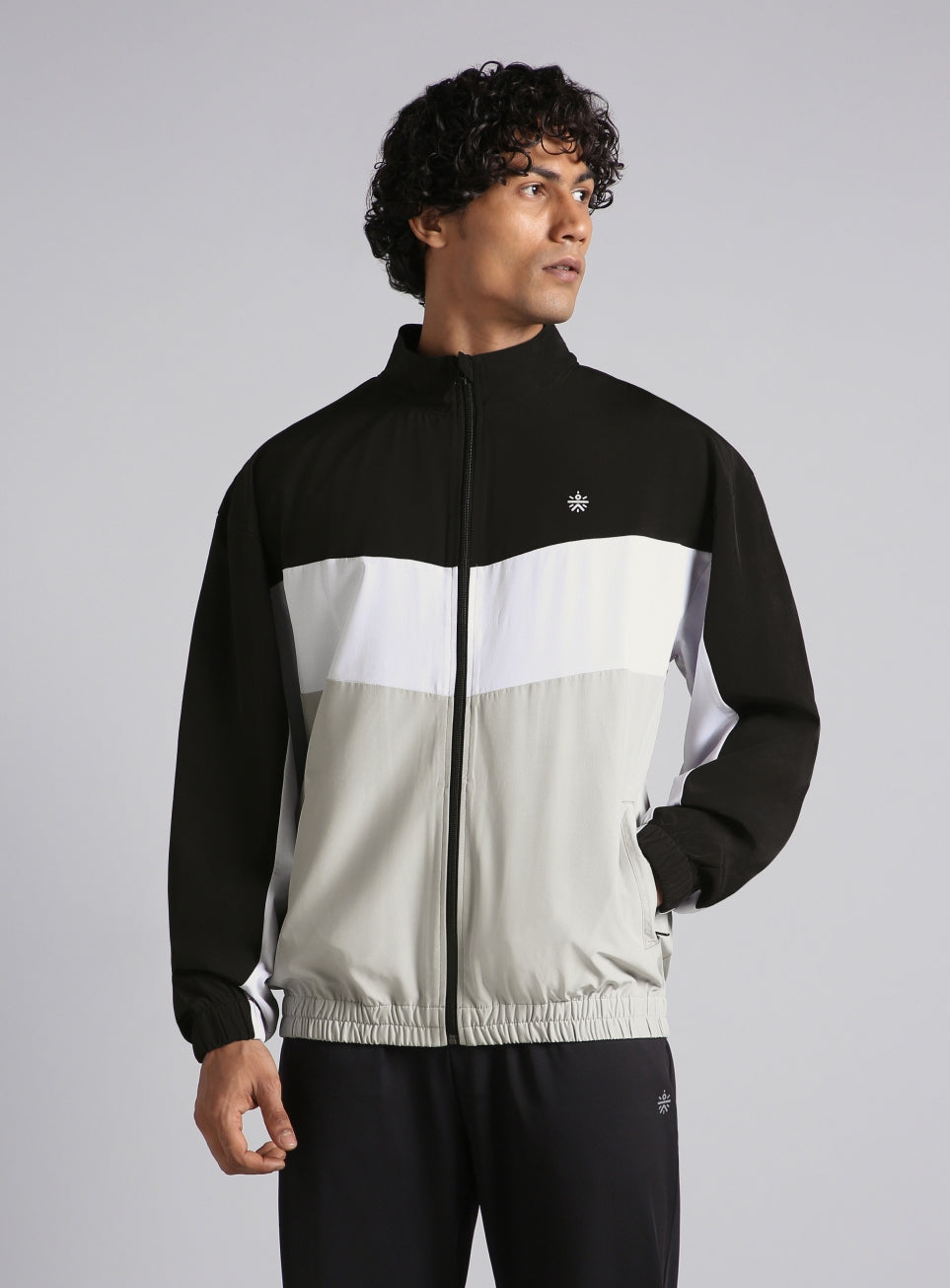 Men's Multicolor Training Relaxed Fit Layering Jacket