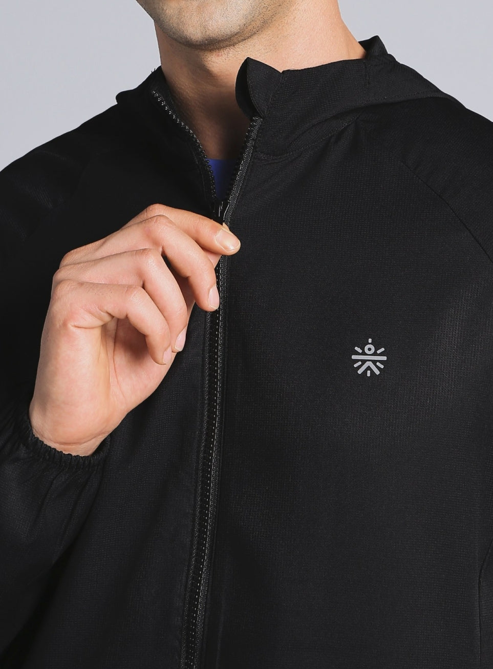 Men's Black Daily Pace Windbreaker Jacket