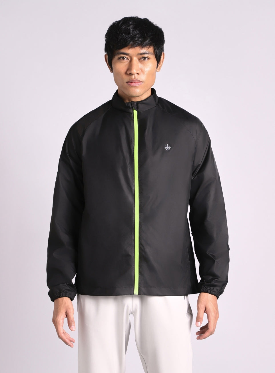 Men's Black Night Run series Light Weight Jacket