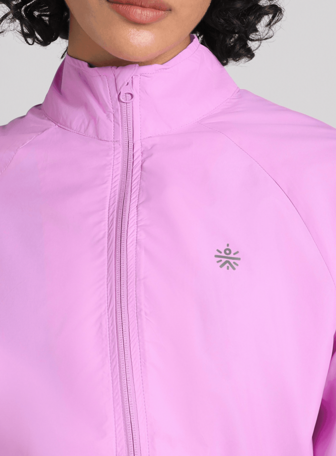 Women's Purple Runner's Essential Packable Lightweight Jacket