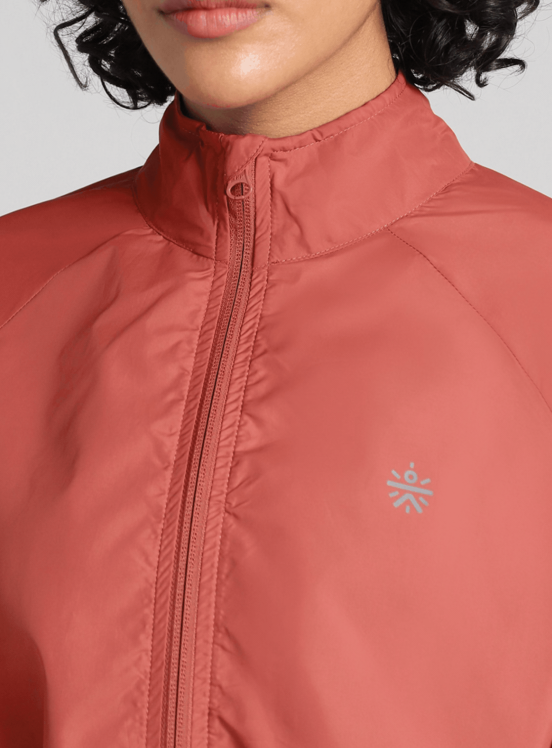 Women's Maroon Runner's Essential Packable Lightweight Jacket