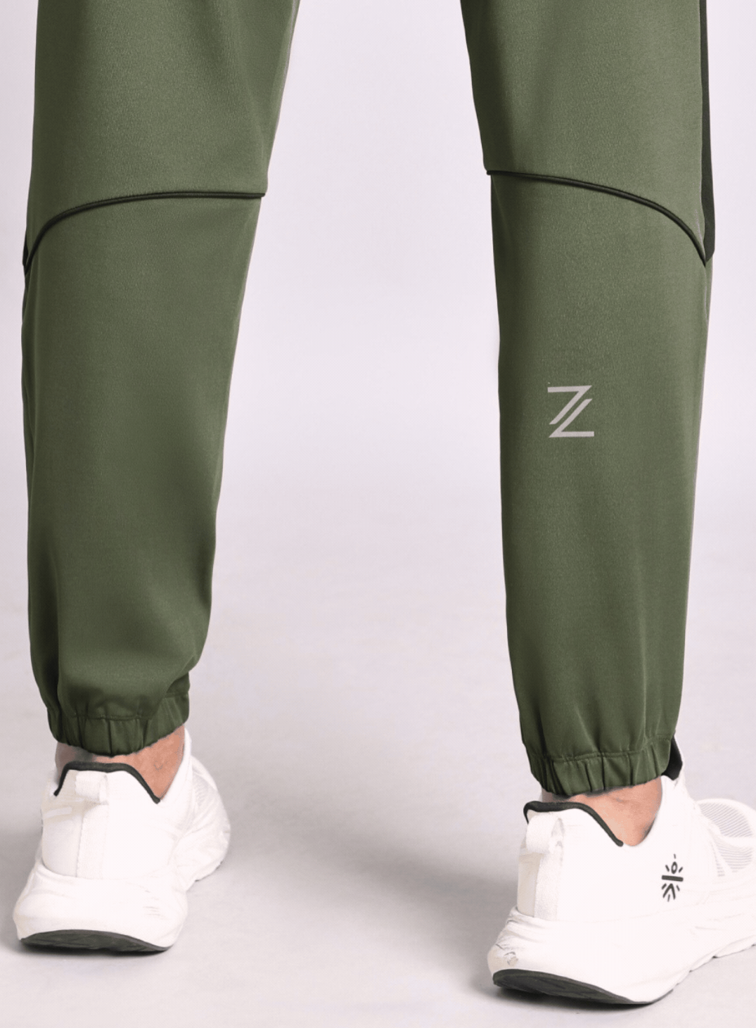 Men's Olive Stay in Motion Running Joggers