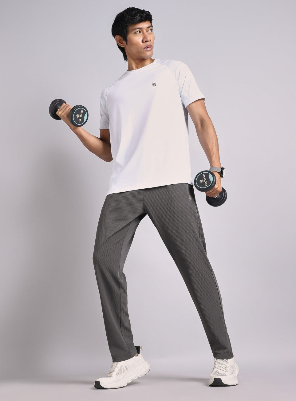 Men's Grey Training Essential Trackpant