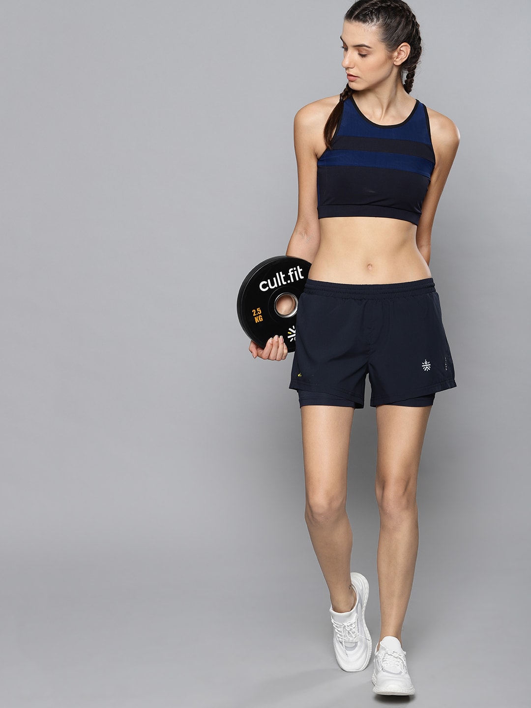 Vitals Signature Navy Running Shorts