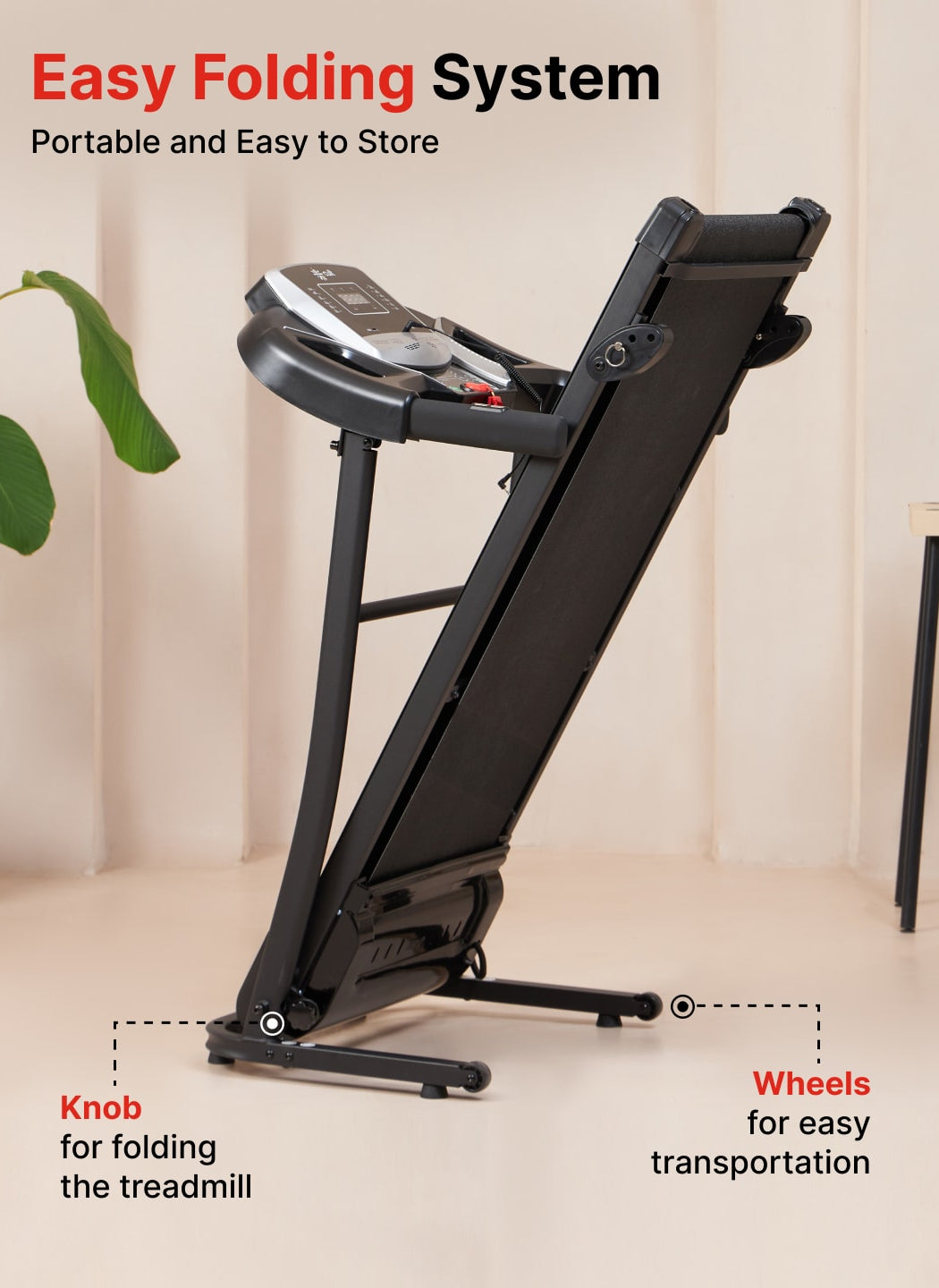 Cultrun S3.0 3HP Peak Treadmill | 3-level Manual-Incline | Max Weight-100kg | Max Speed-10kmph (with 6 months extended warranty)