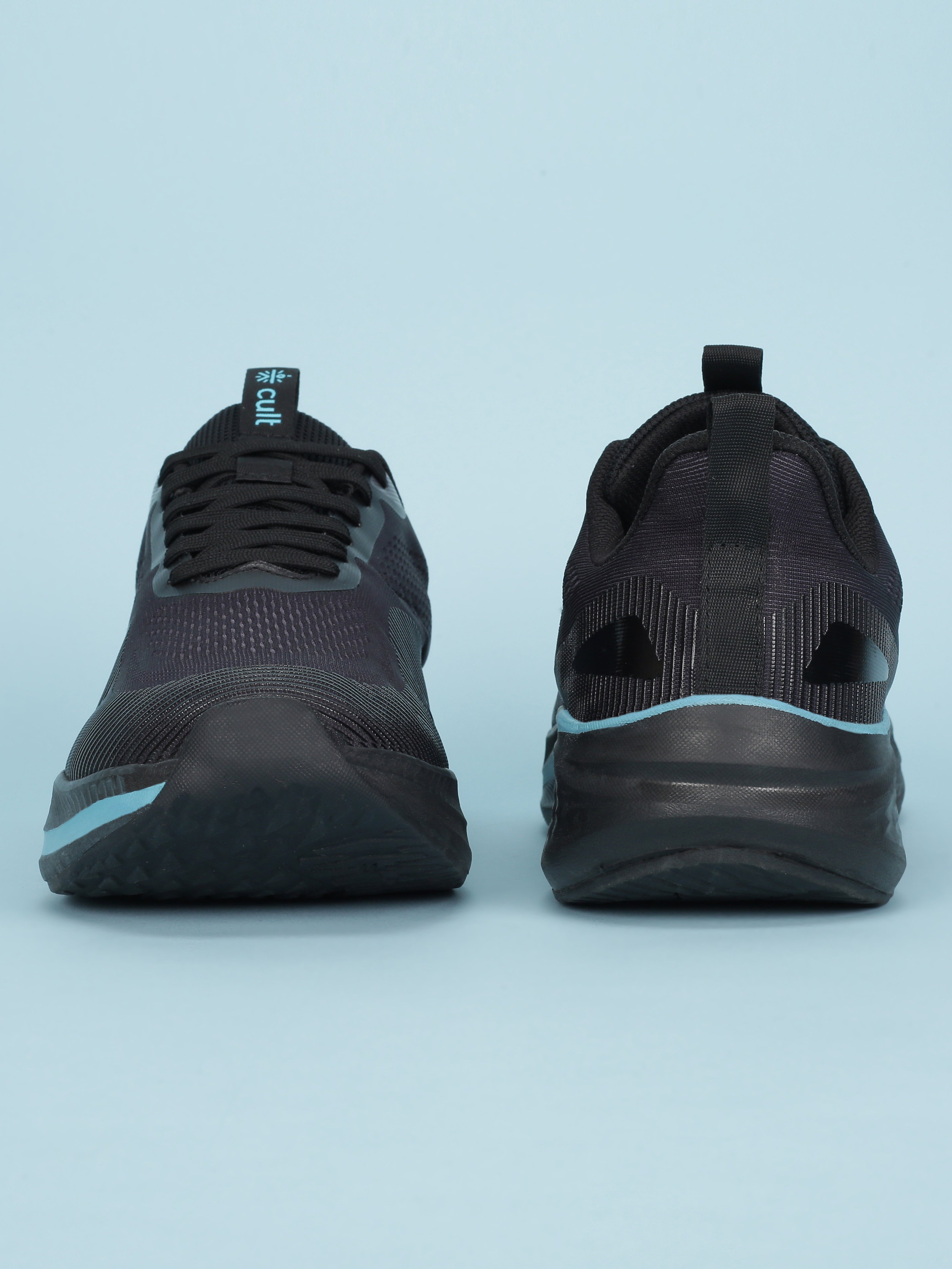 Cult Men's Typhon Running Shoes - Black/Turquoise