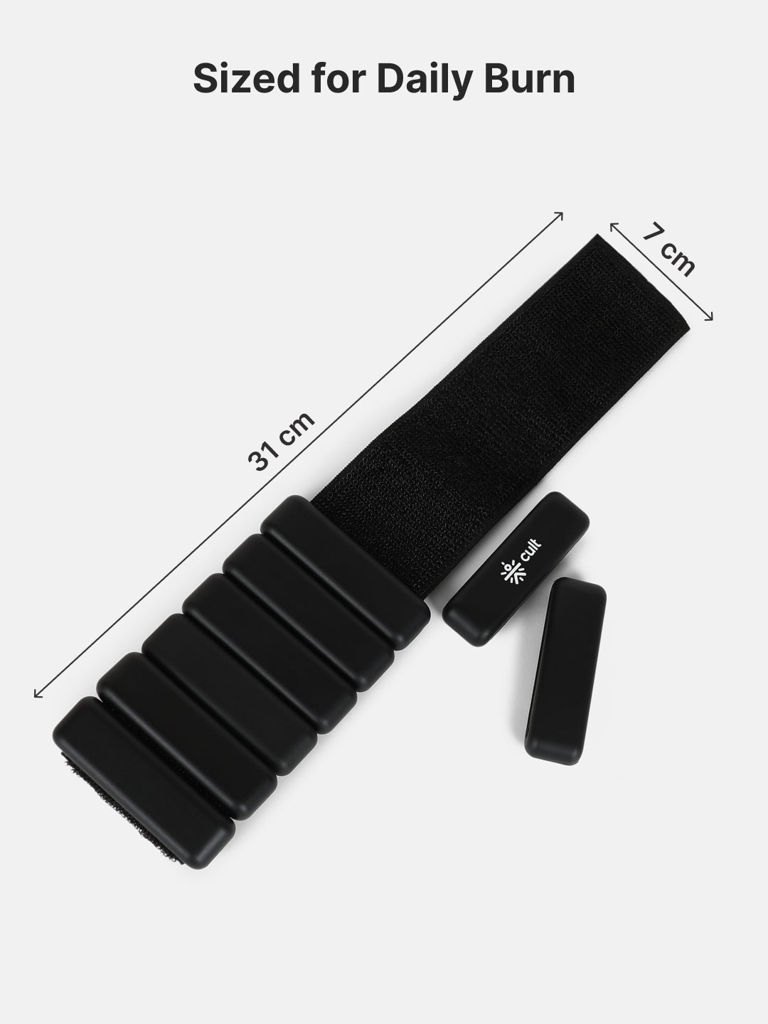 Adjustable Ankle and Wrist Weights (450 g X 2) pair with Removable 60 g Slots Blue – Customizable Weights for Running, Walking, Yoga & Workouts