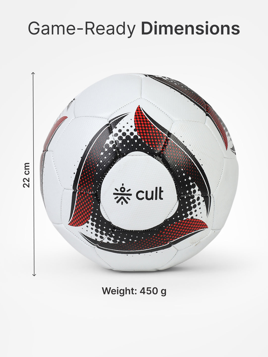 Cult Football Combo – MS Glider Red 32P + Ball Pump