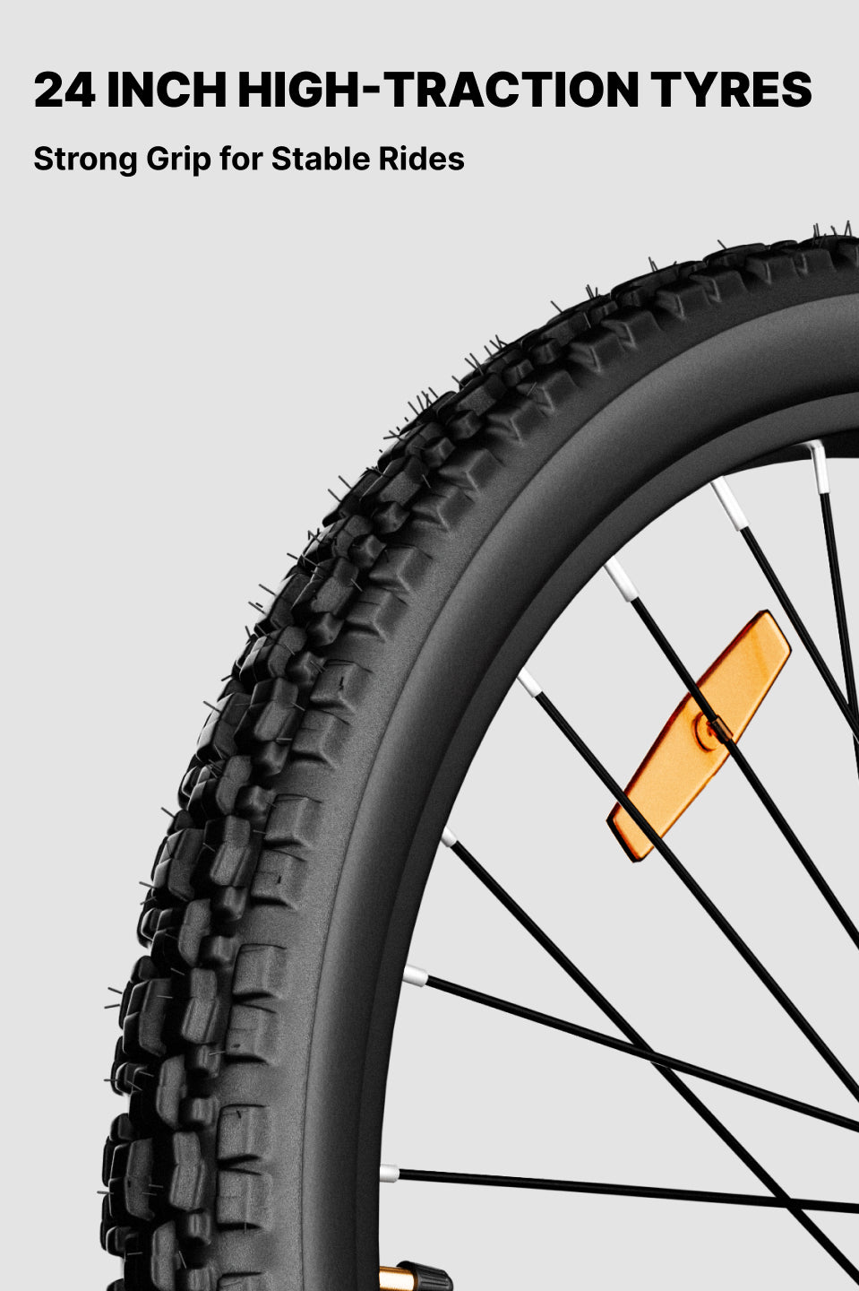 Galaxy Max Mountain Bike Steel 7 Speed Cycle 24 inch Tyre, White With Front Suspension, Single Wall Rim and Dual Disc Brakes Ideal For 4.5 ft to 5.3 ft