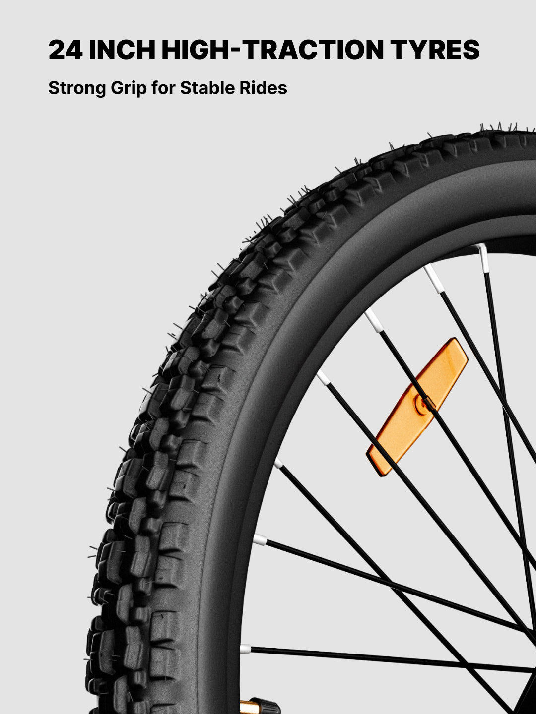 Galaxy Max Mountain Bike Steel 7 Speed Cycle 24 inch Tyre, White With Front Suspension, Single Wall Rim and Dual Disc Brakes Ideal For 4.5 ft to 5.3 ft