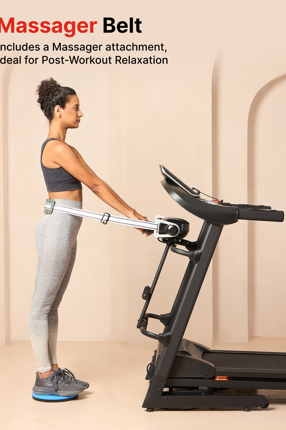 Cultrun 5 HP Peak Treadmill | 15-level Auto-Incline & Massager | Max Weight-120kg | Max Speed-14.8kmph (with 6 Months Extended Warranty)