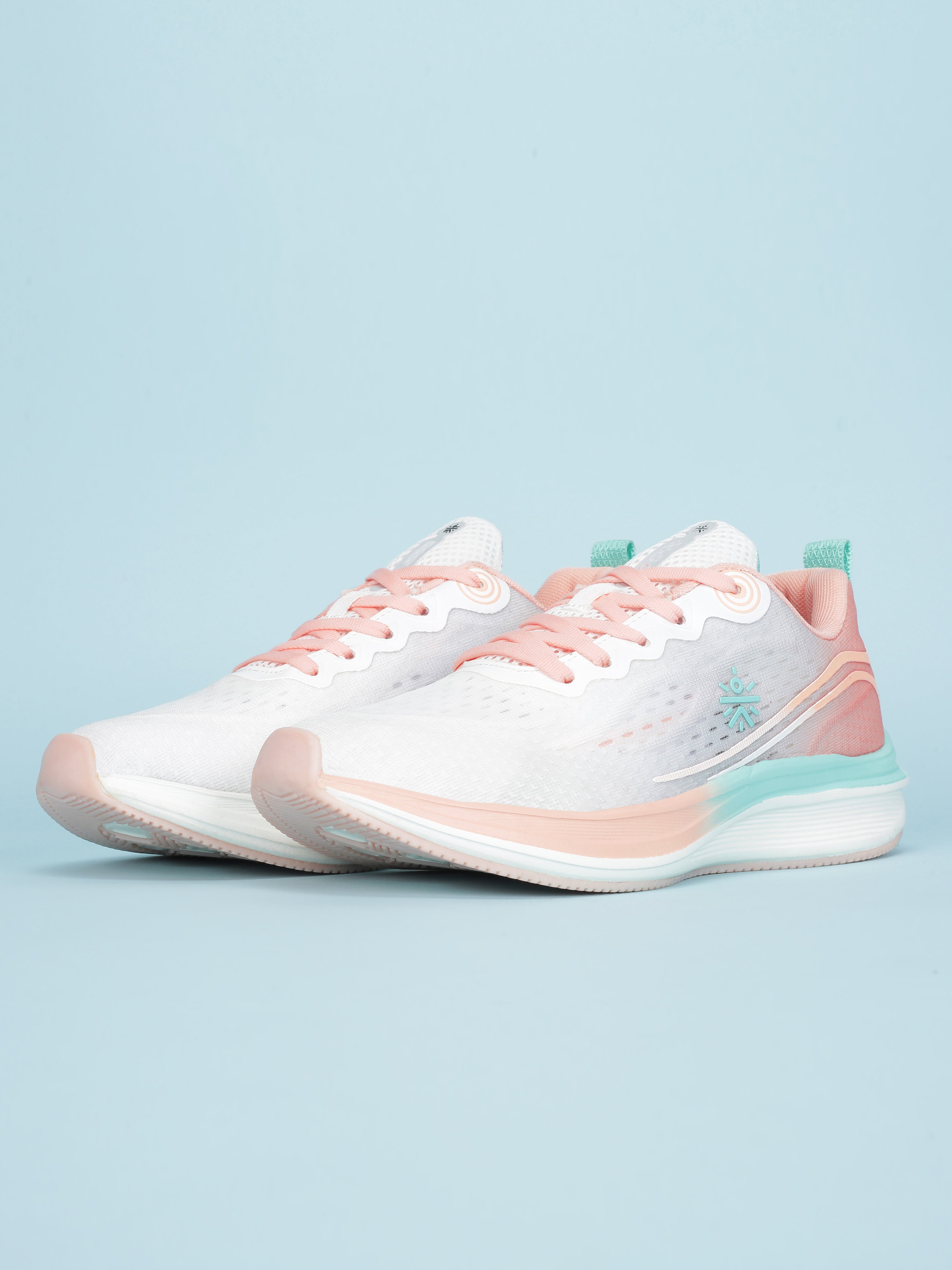 Cult Women's Dynex Running Shoes - White/Peach