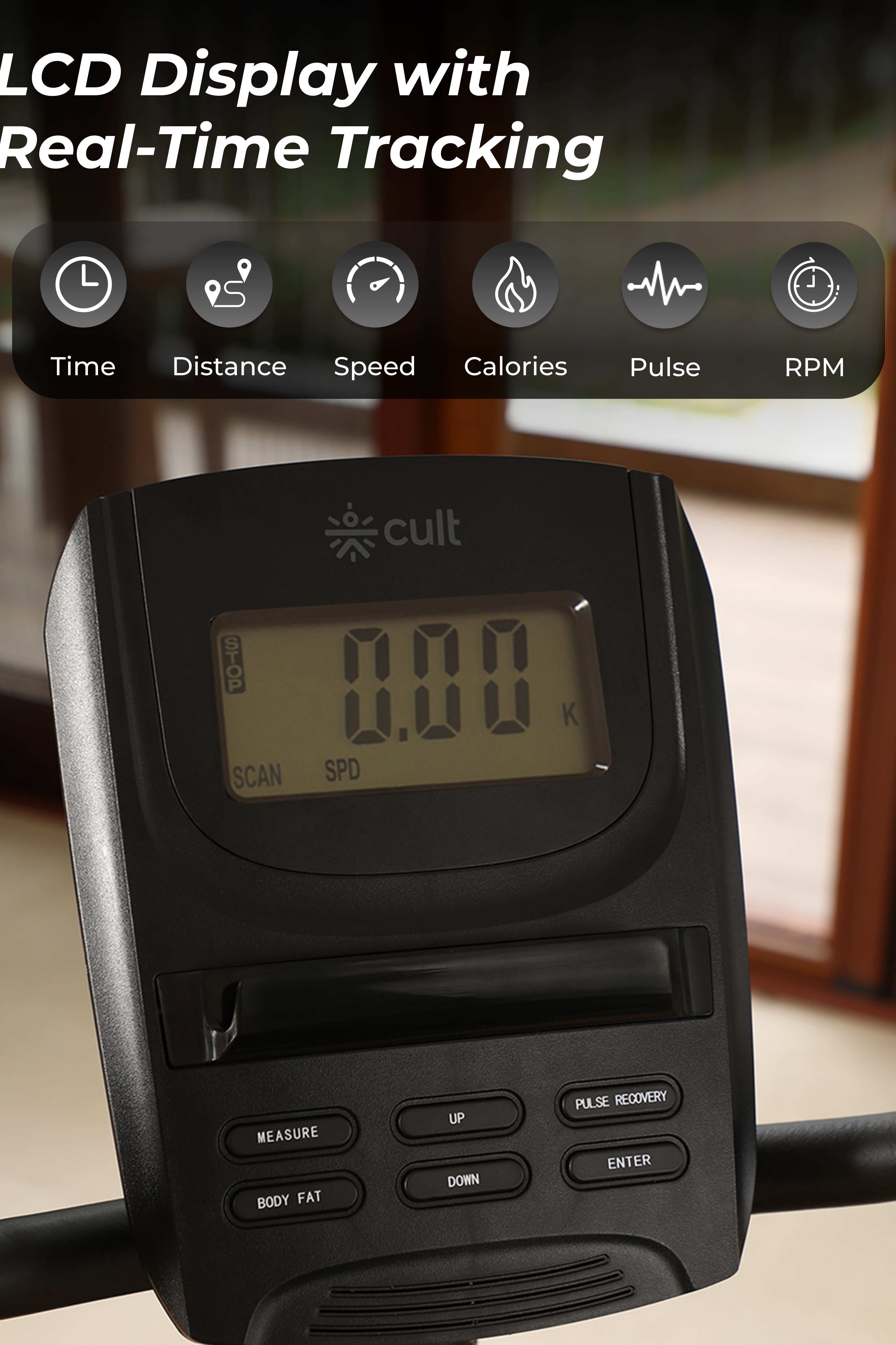 Cult SmartBikeBariPro Magnetic Recumbent Bike| 8Kg Flywheel | Max Weight: 150Kg | Home Use Recumbent Exercise Bike