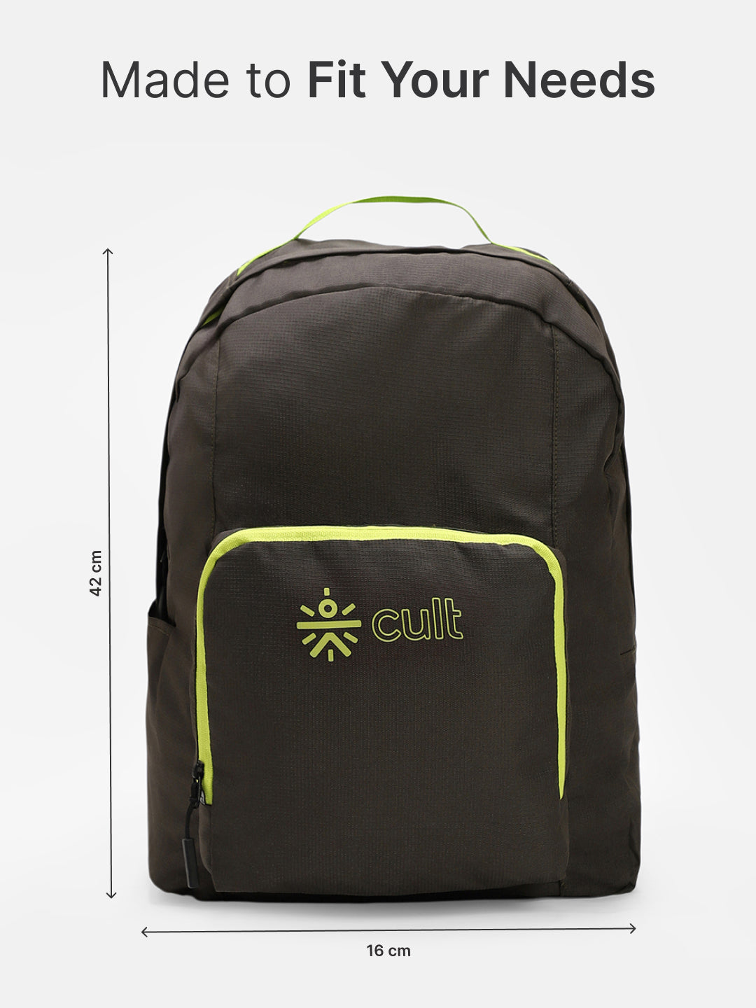 cult Foldable Backpack 25L Olive