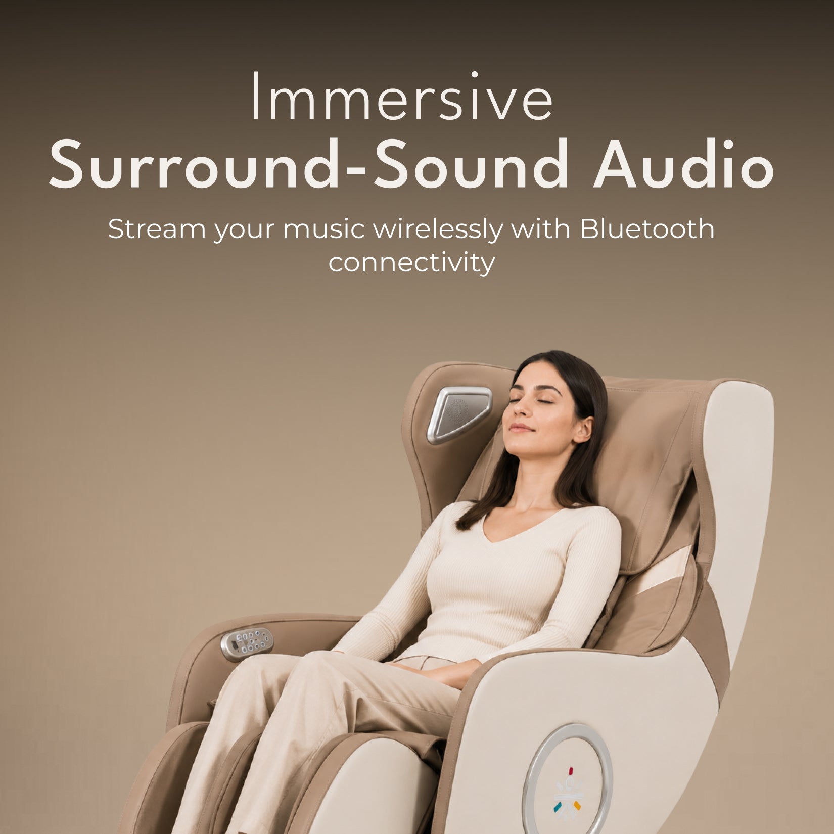 Cult Nova Massage Chair| SL-Track Full Body Massage Chair | Zero Gravity Recliner | Airbag Compression | Heating for Waist & Calves | Bluetooth Speakers