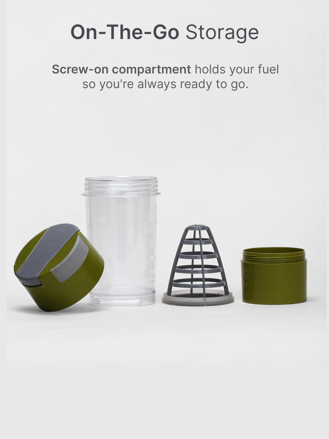 cult Cyclone Shaker 500 ML Olive Grey