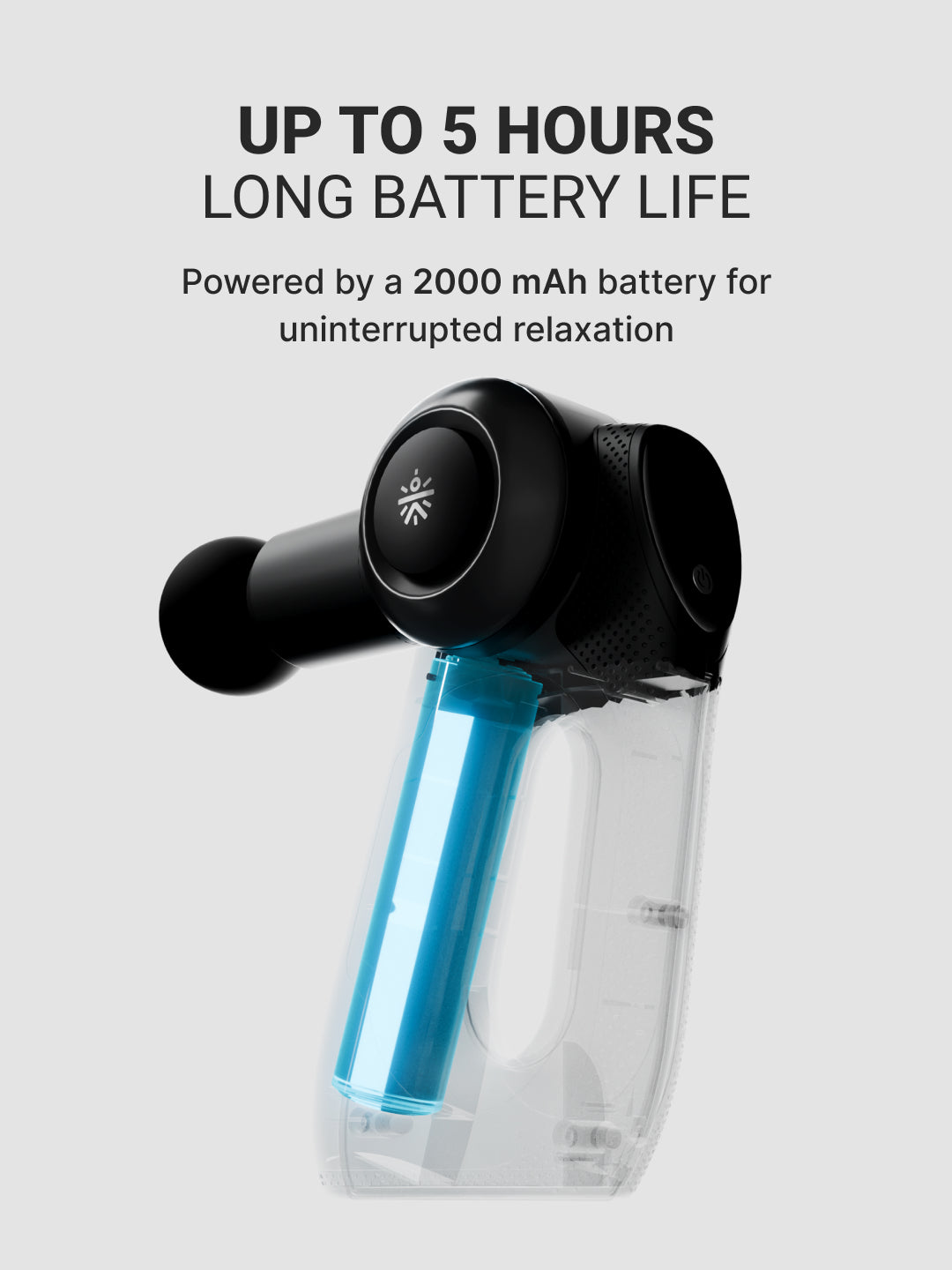 Cult Nitro, Full Body Professional Gun Massager, BLDC Motor, Rotatable Arm, QuietMotion Tech, 4 Interchangeable heads, 5 Speed levels, Silicone head, premium bag.