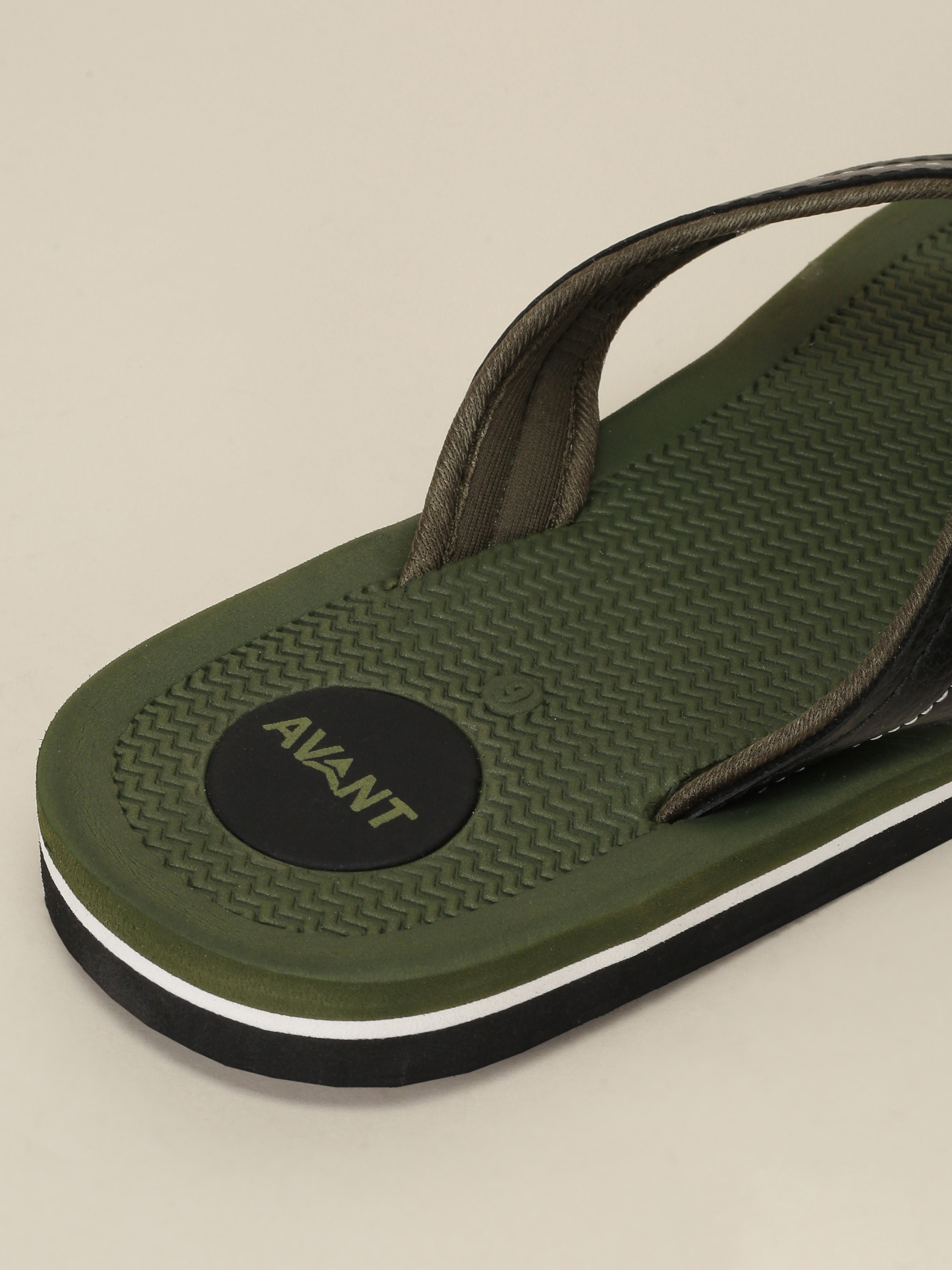 Avant Men's ComfortWalk Flip Flops - Green