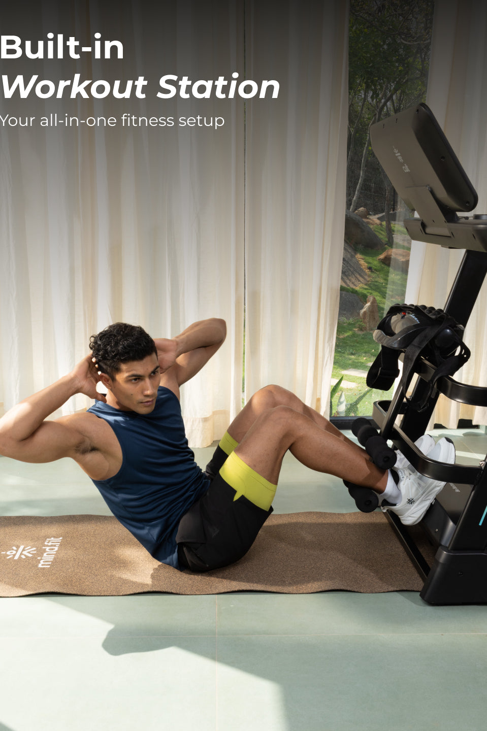 Cult SmartStridePro BLDC Motor (7HP Peak) Treadmill with Massager | Max Weight: 140kg | 18 Level Auto Incline (with 6 Months extended warranty)