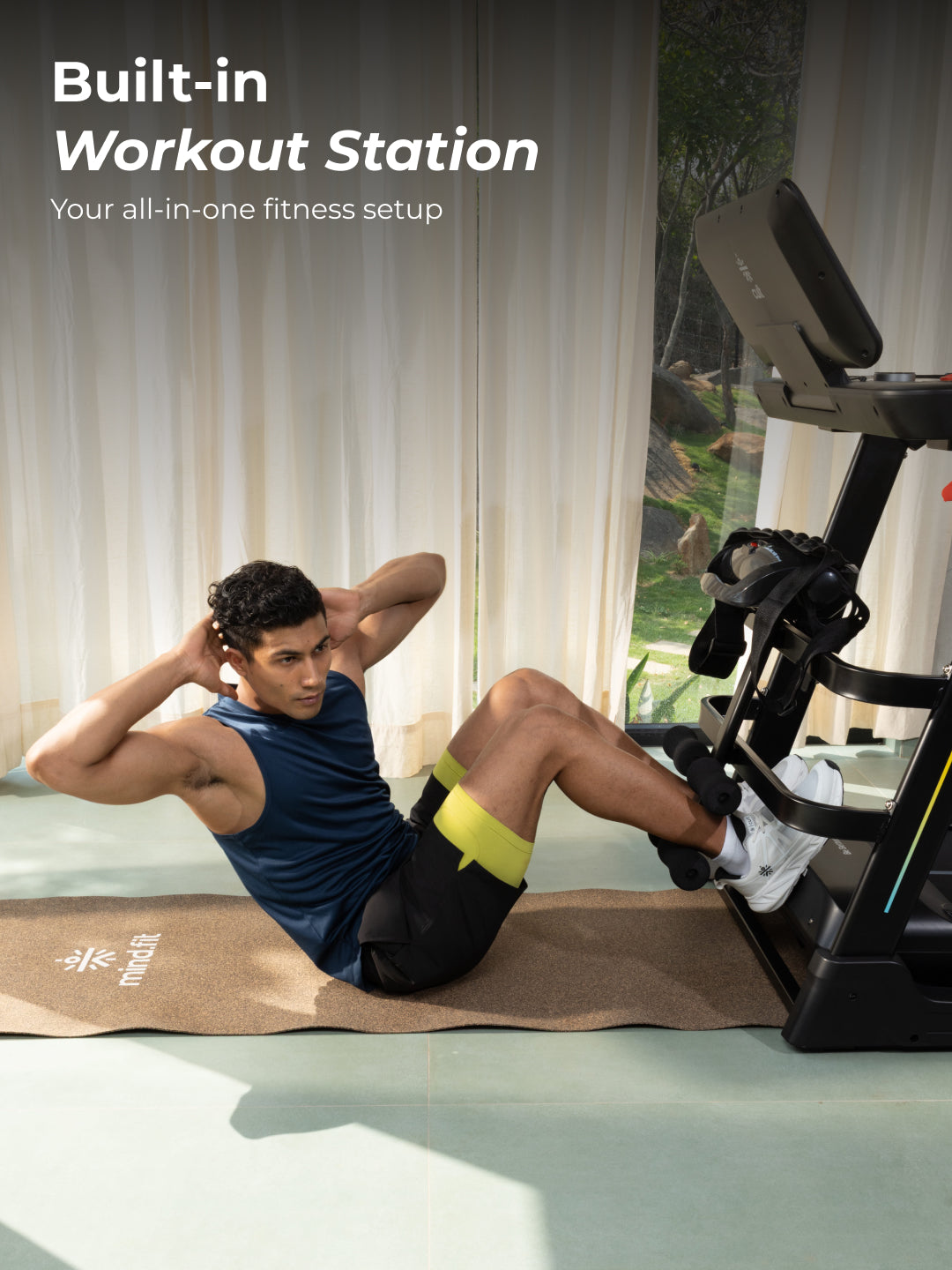 Cult SmartStridePro BLDC Motor (7HP Peak) Treadmill with Massager | Max Weight: 140kg | 18 Level Auto Incline (with 6 Months extended warranty)