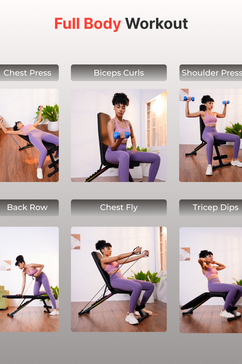 Cult Strivo Foldable Adjustable Workout Bench | 350Kg Max Weight | 8-Level Incline & Decline | High-Density Cushioning & Heavy-Duty Steel Frame Home Use Bench