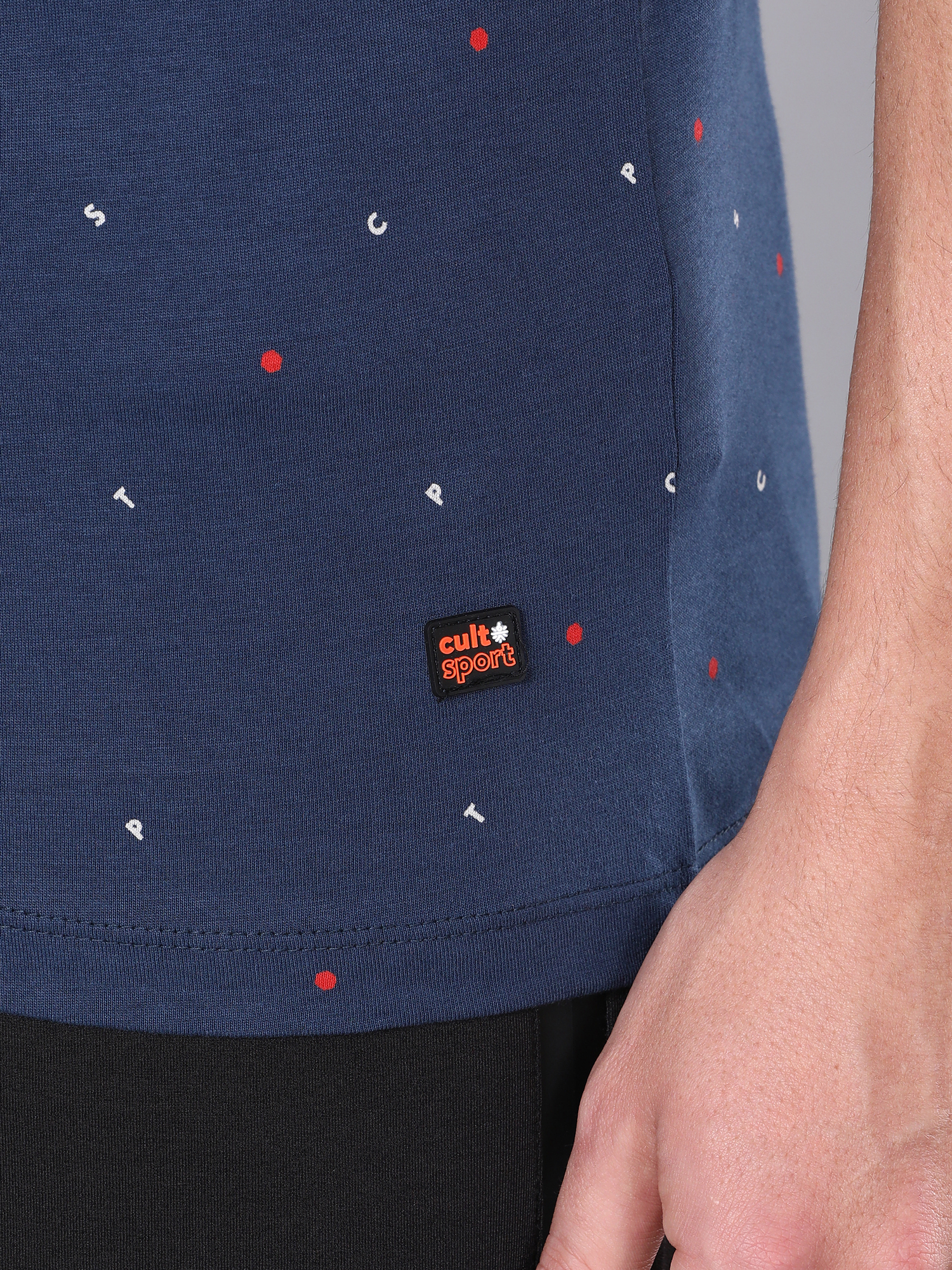 Everydays alpha navy Cotton Tee