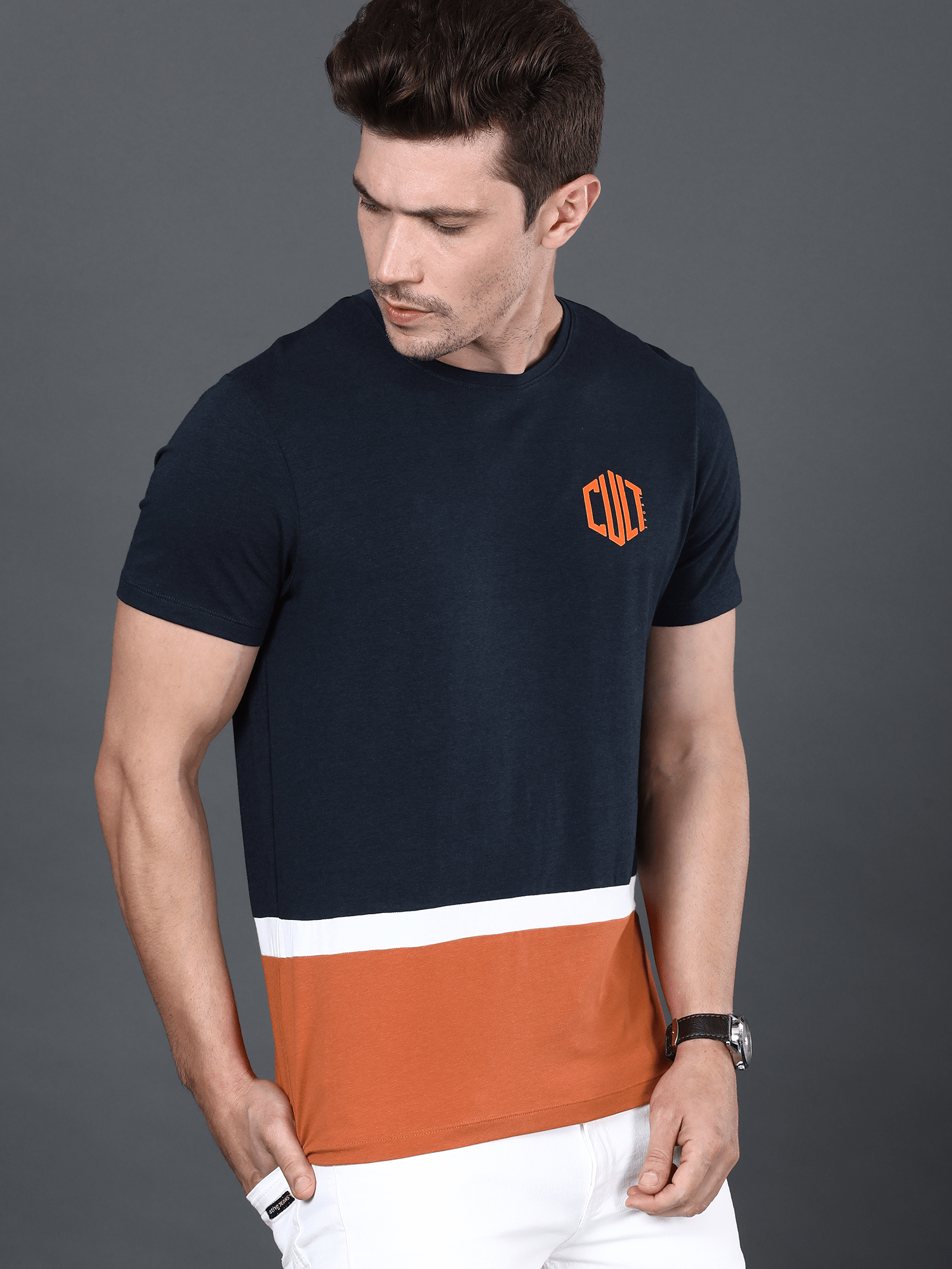 Bamboo Cloud Blue Casual Tee