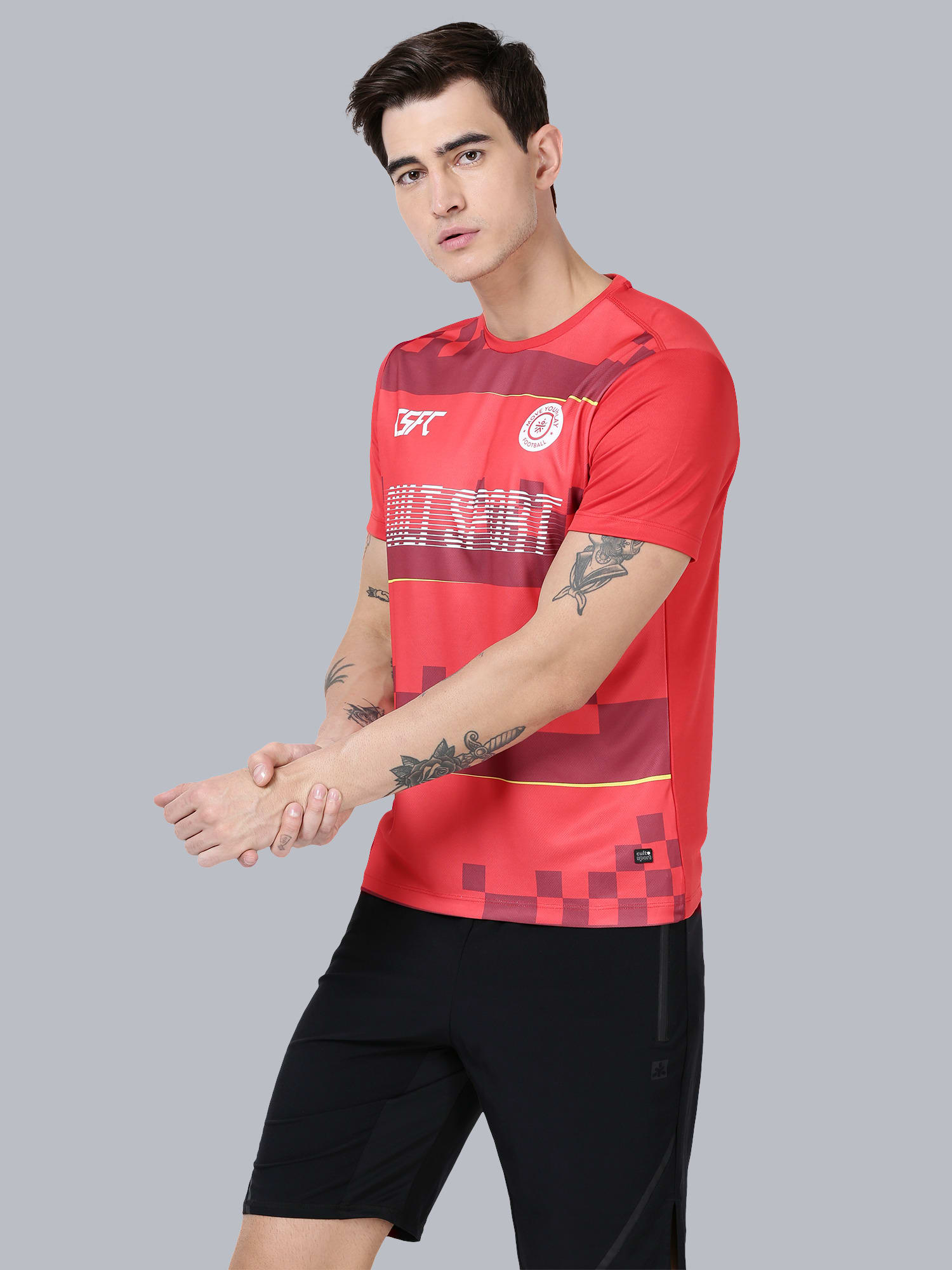 Dugout Jersey Red Running Tee