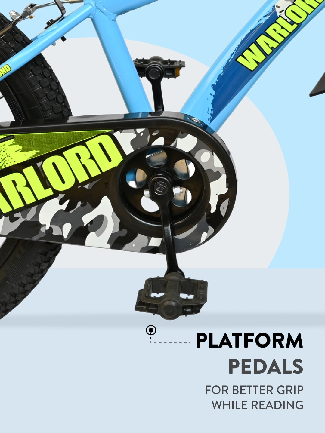 Warlord 20T Steel Frame Kids Bike Blue