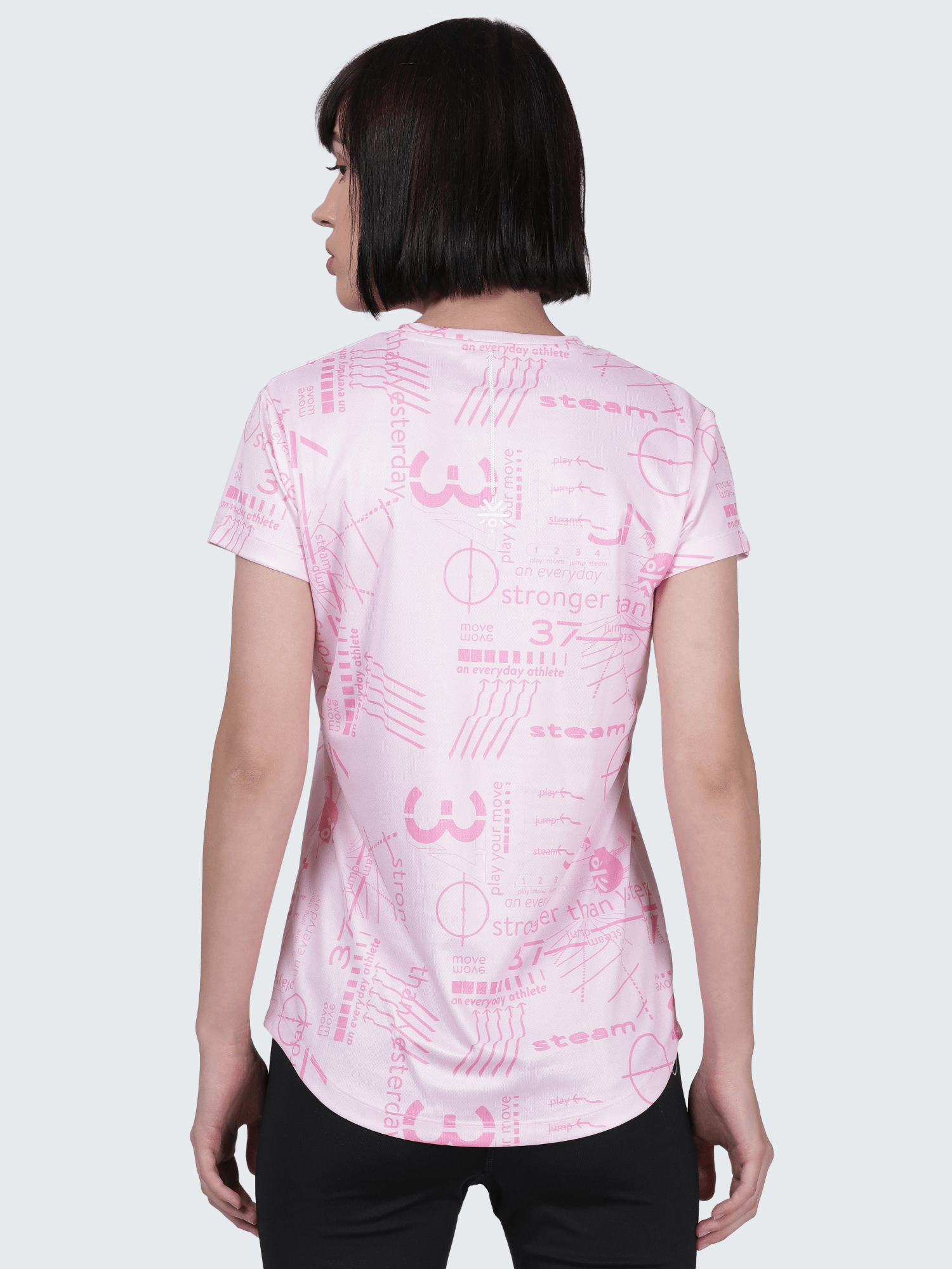 Code Hiero Pink Gym Tee