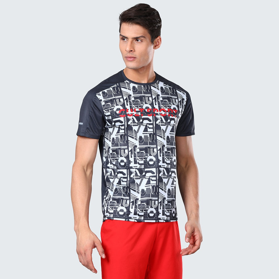 Dugout Matrix Black Gym Tee