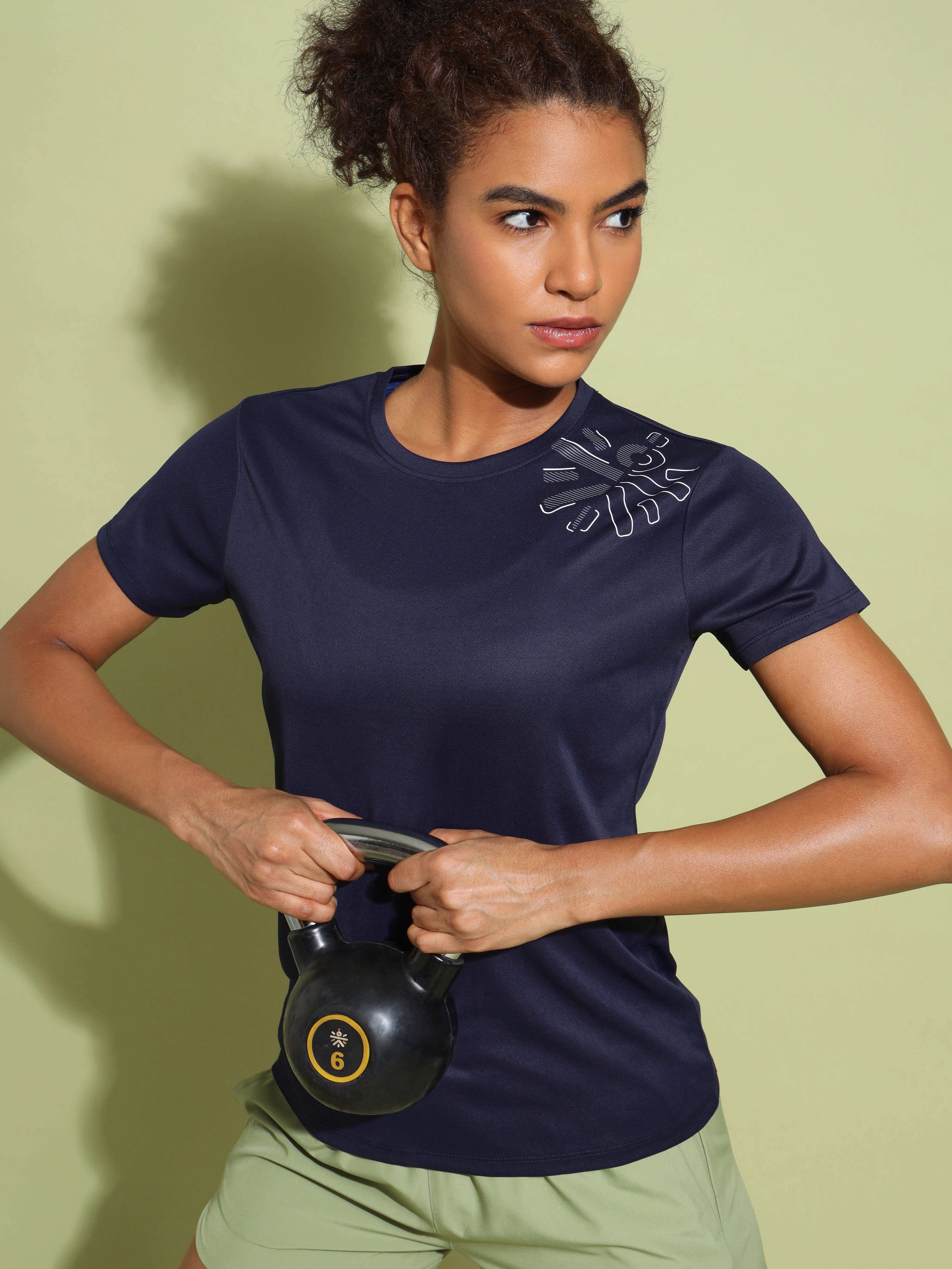 Performance T-shirt with Graphic Print