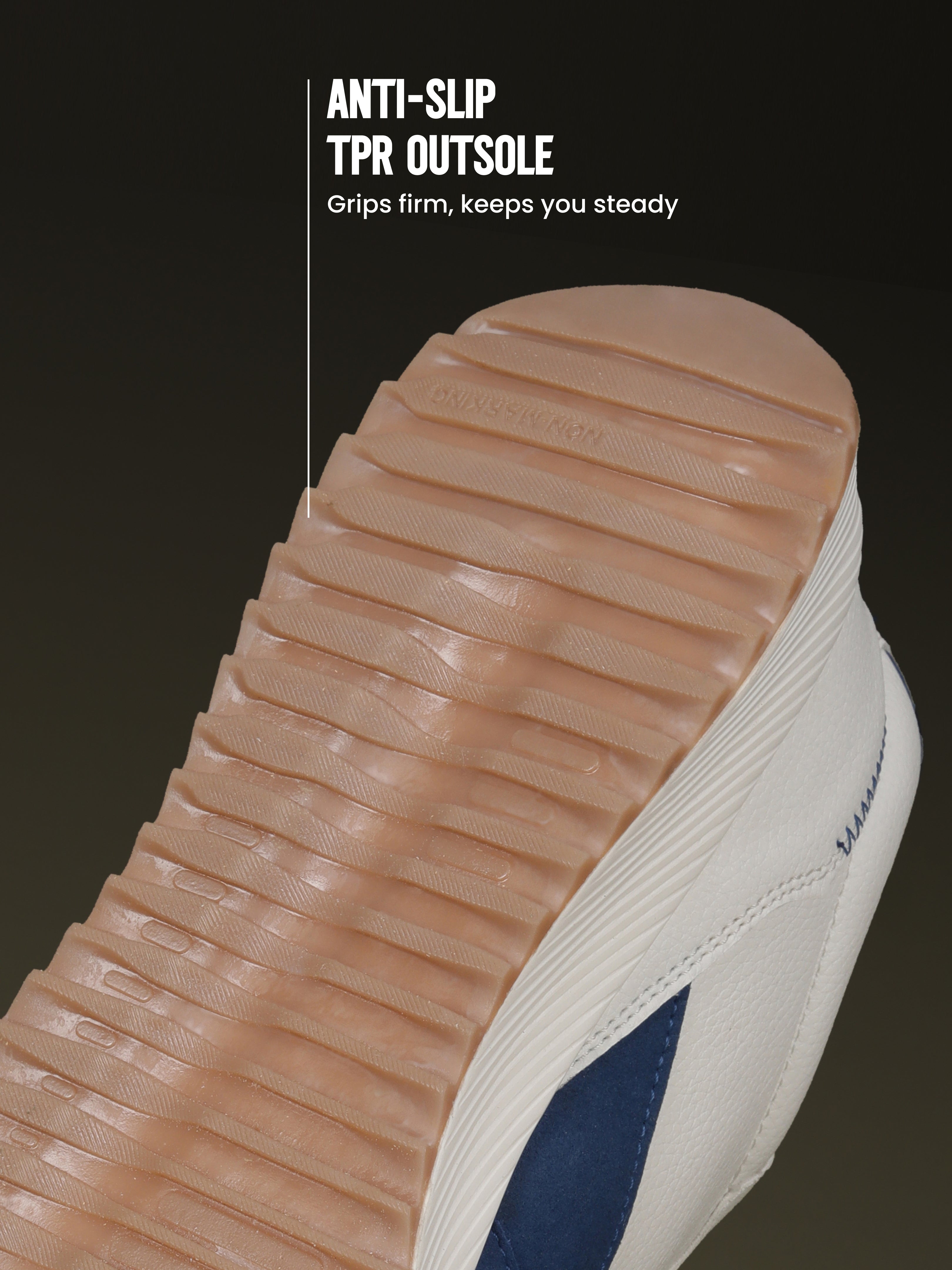 Avant Men's MotionCore Running Shoes - White/Royal Blue