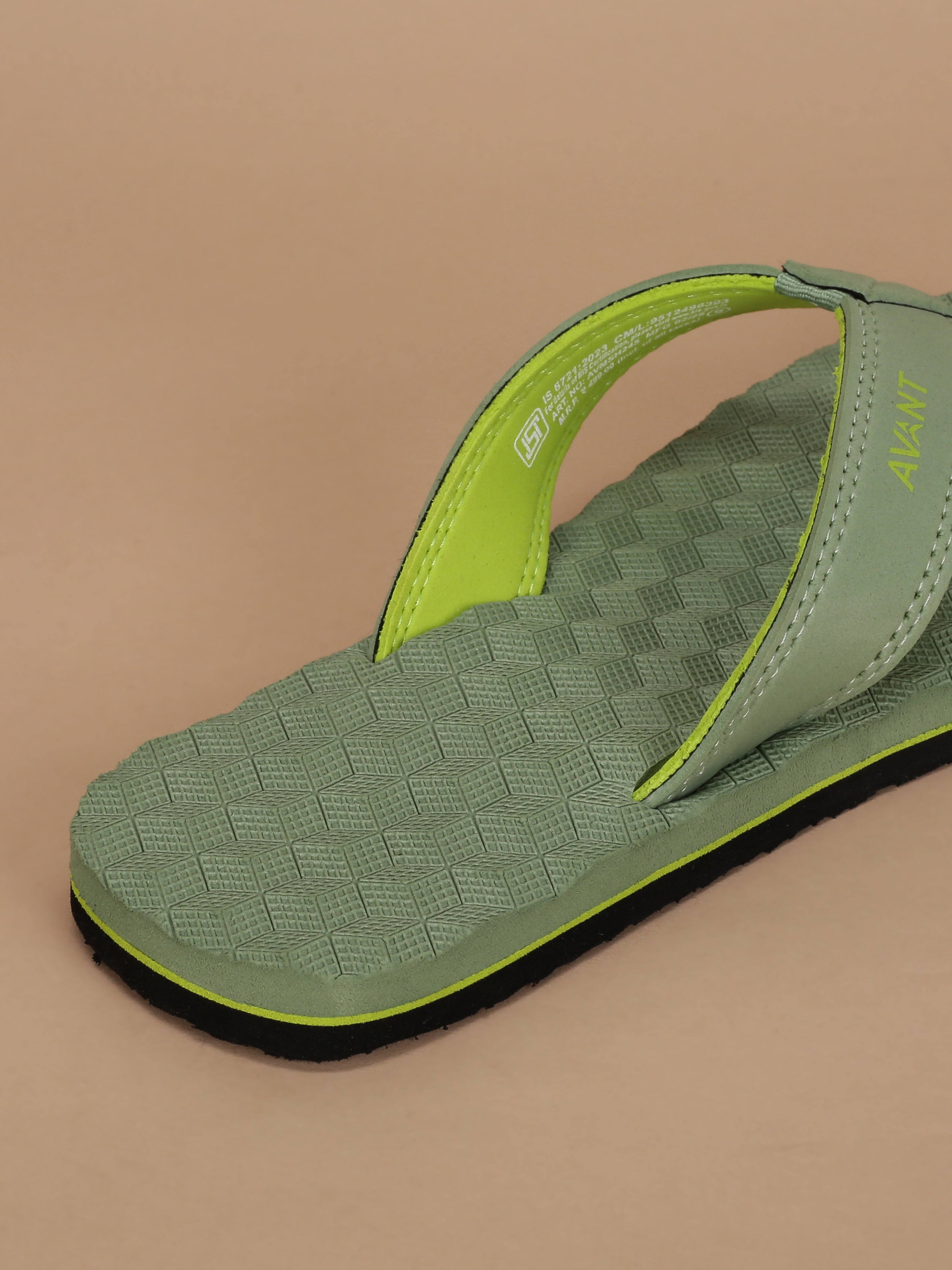 Avant Men's Cube Flip Flops - Pista