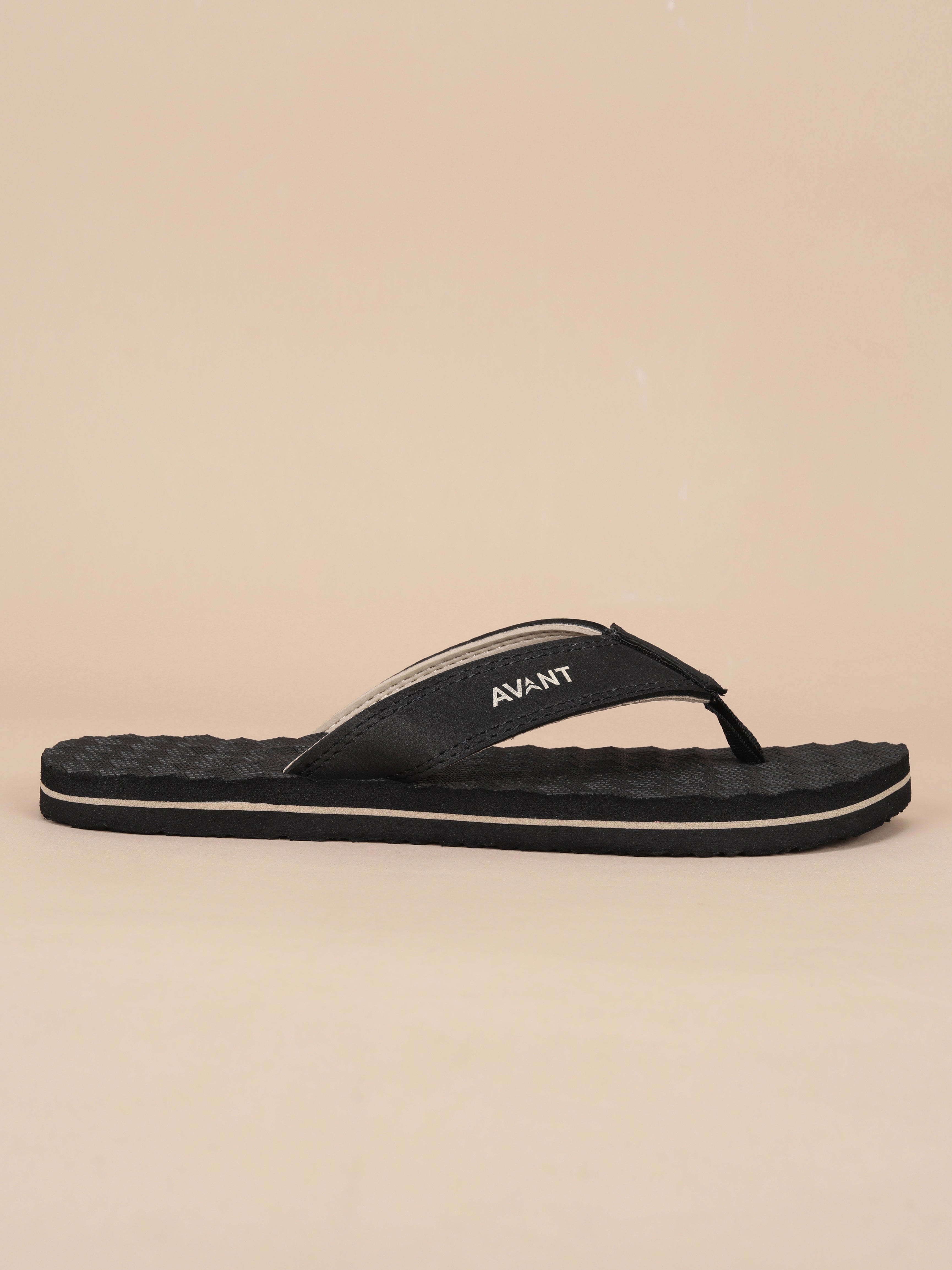Avant Men's Cube Flip Flops - Black