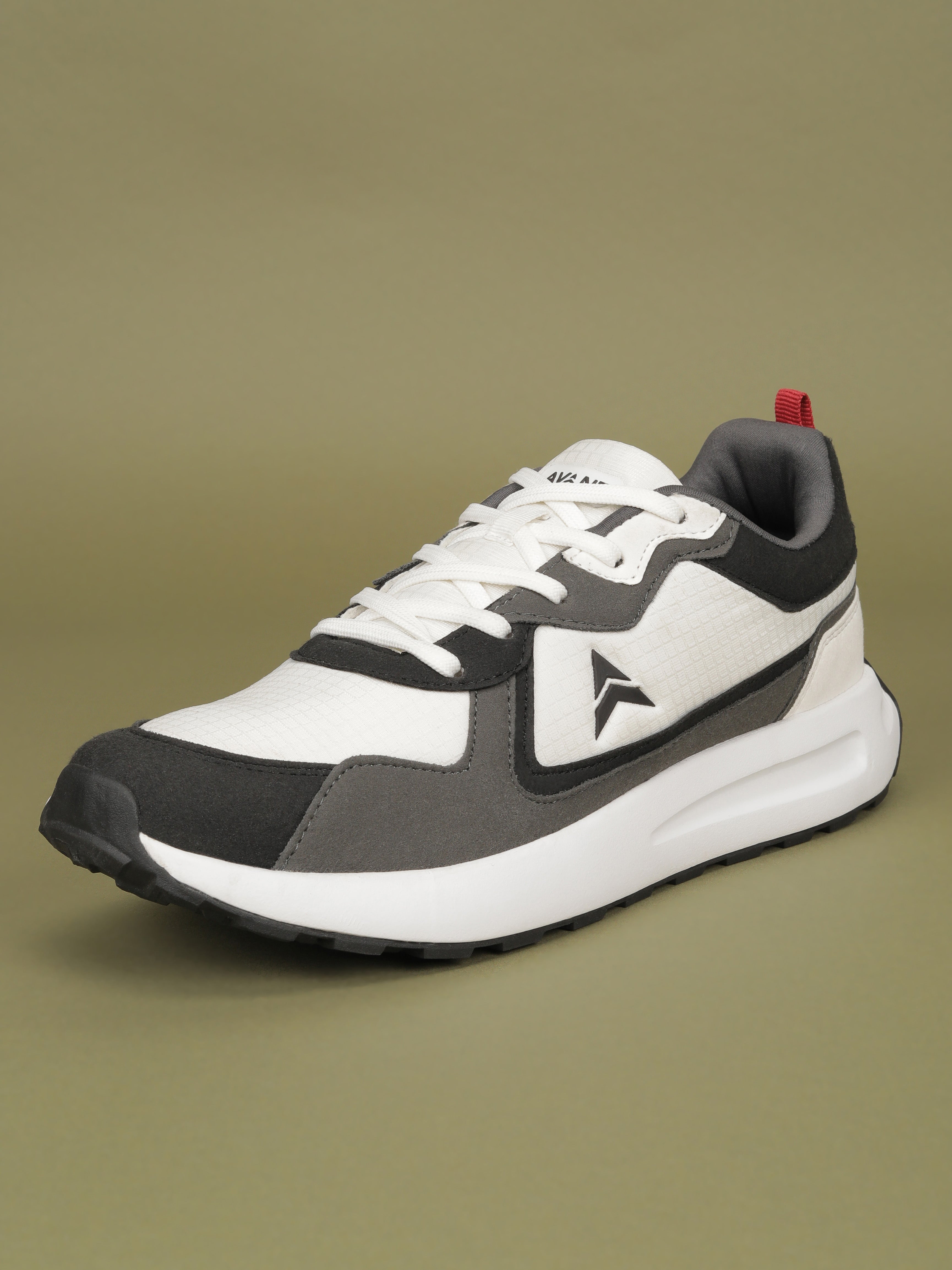 Avant Men's Waffle Max Sneakers Shoes - Grey/White