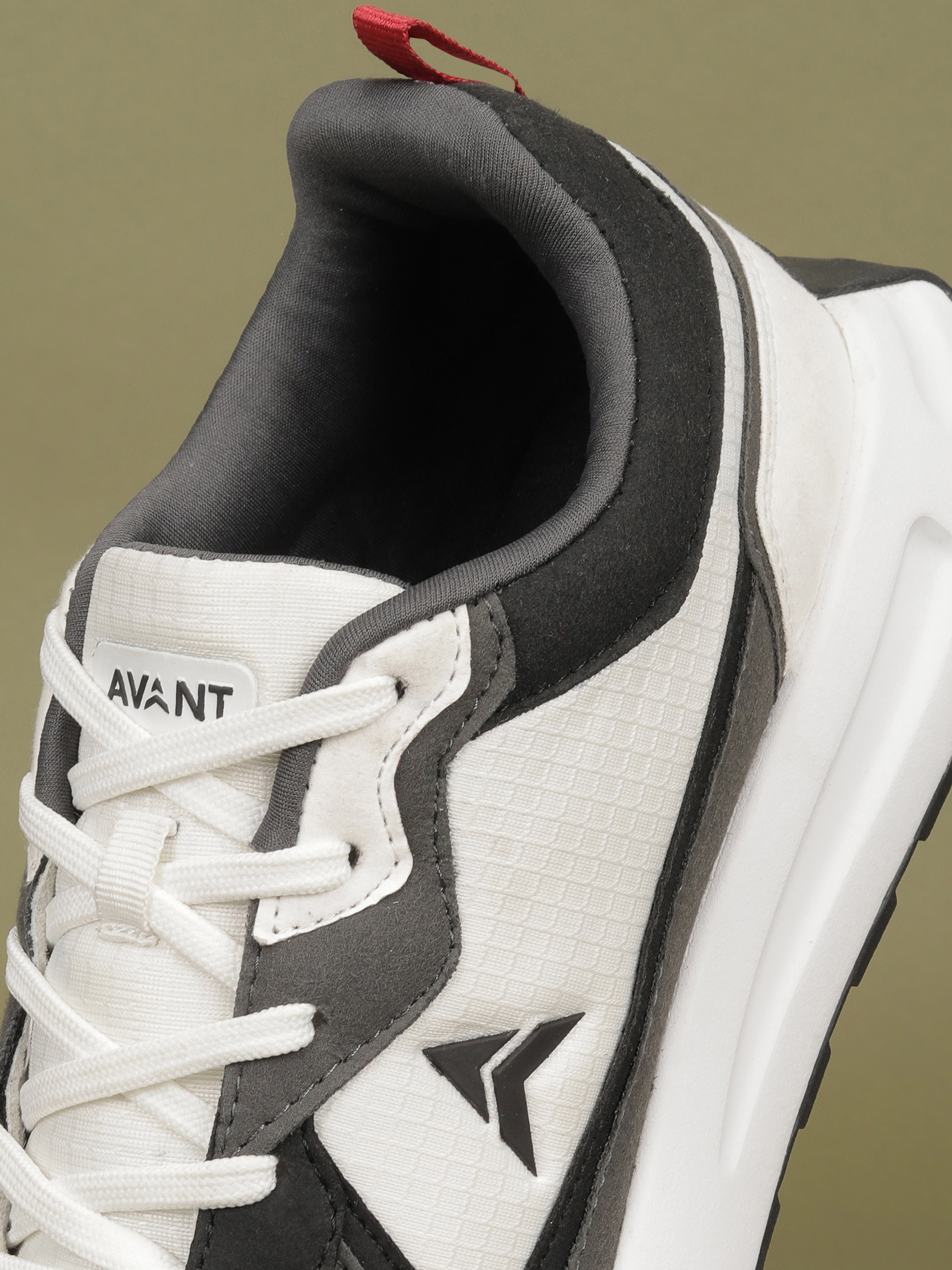 Avant Men's Waffle Max Sneakers Shoes - Grey/White