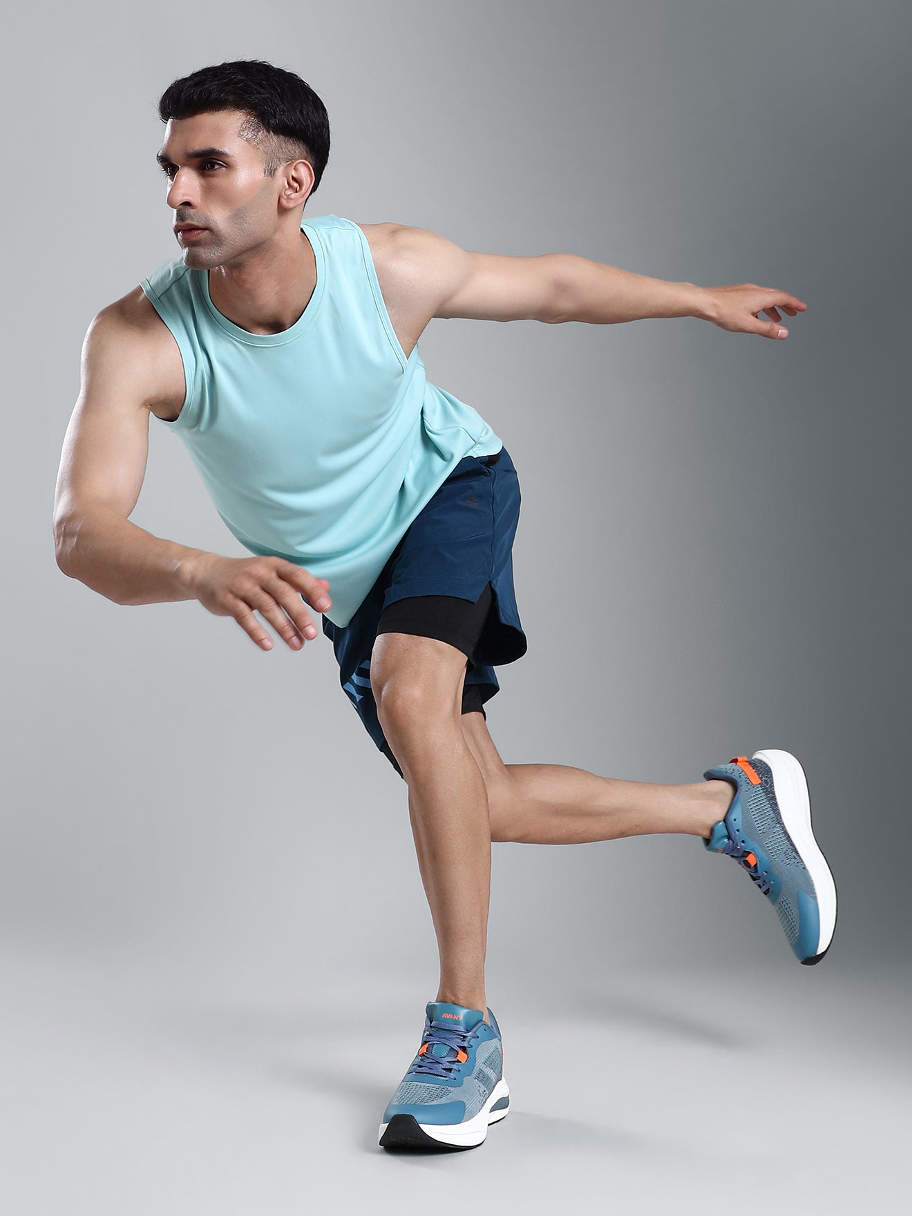 Avant Men's Crossrun Running Shoes - Blue