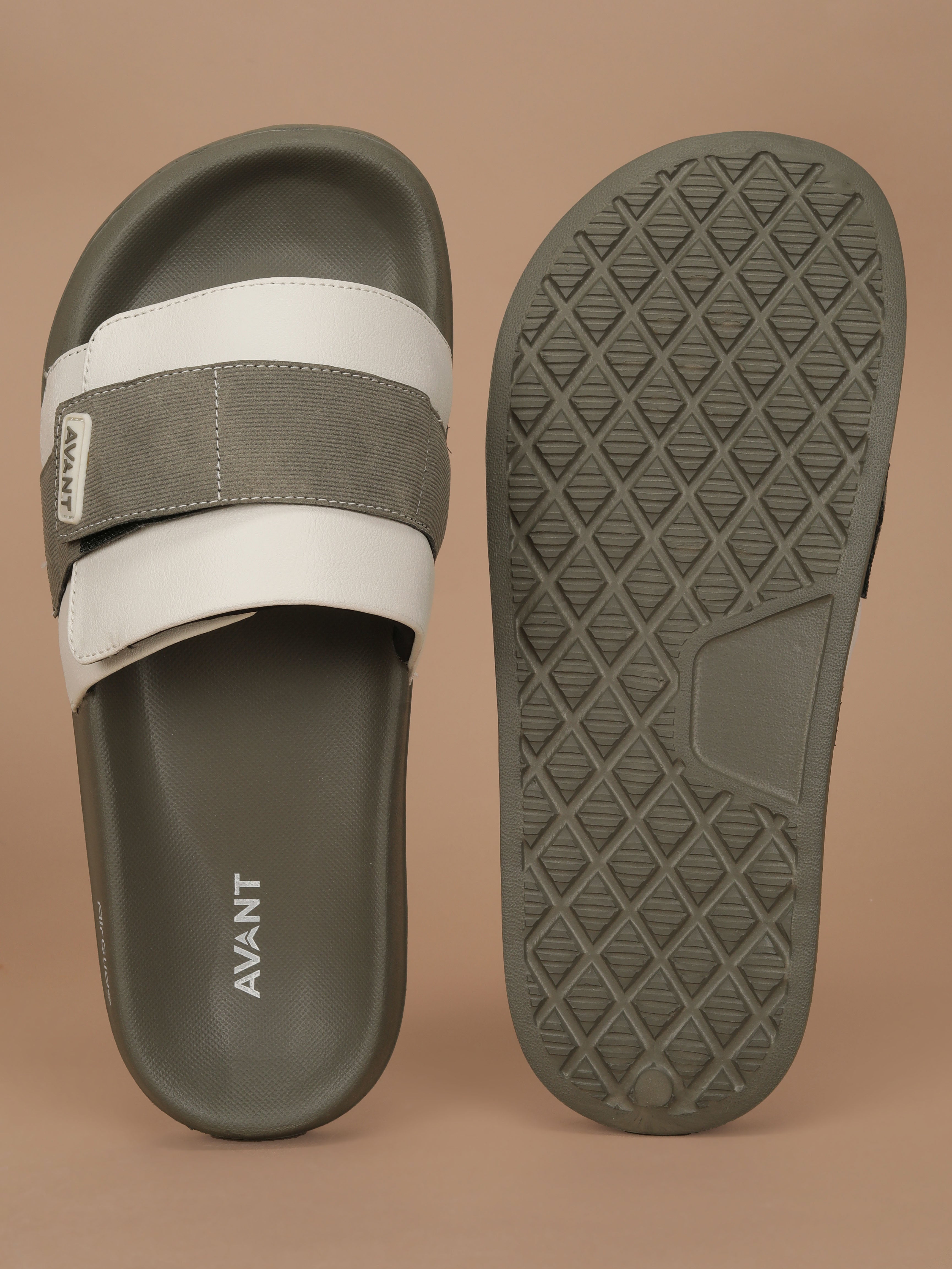 Avant Men's EasyTread Sliders - Beige