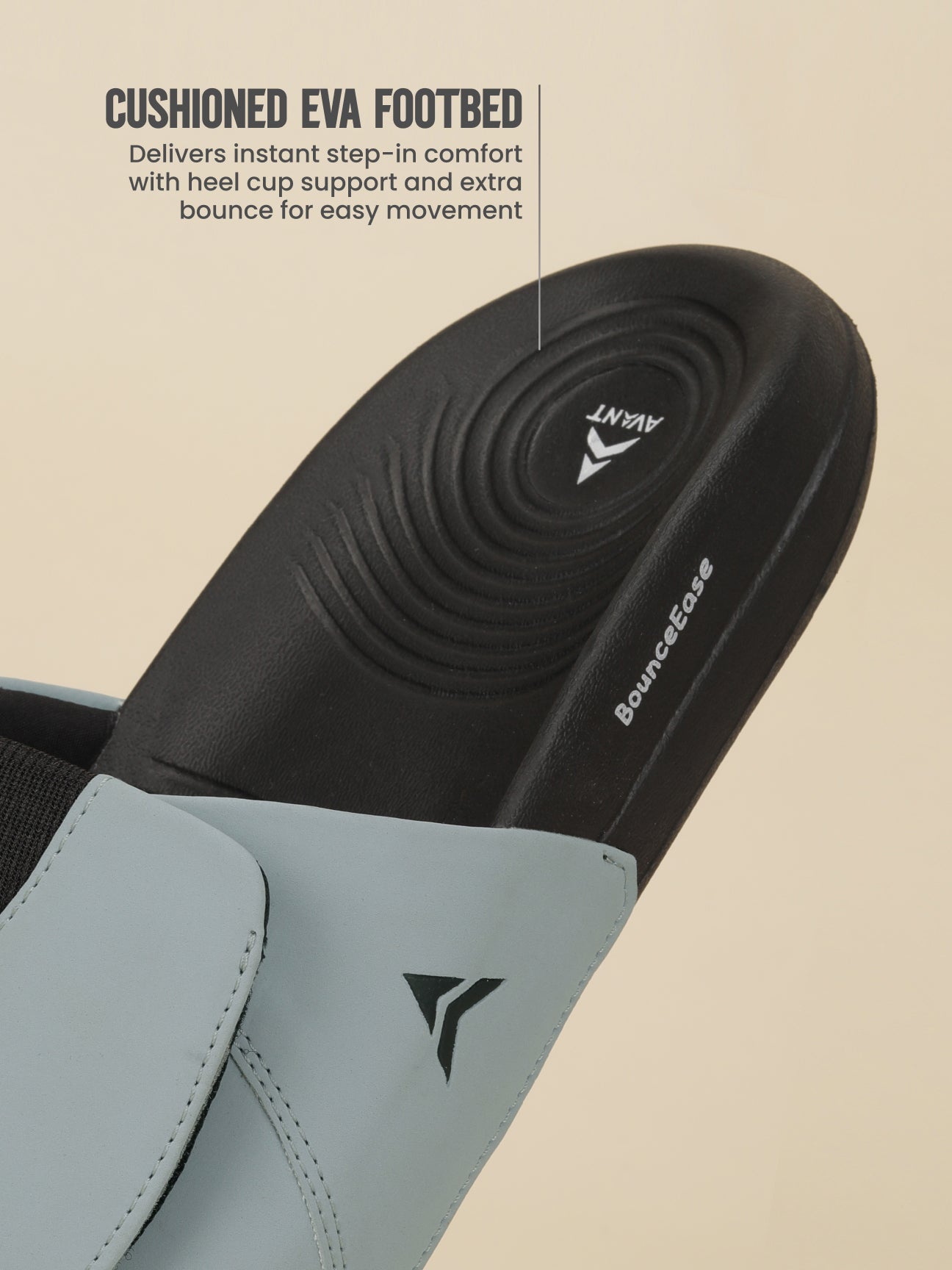 Avant Men's PlushStep Sliders - Glacier Blue