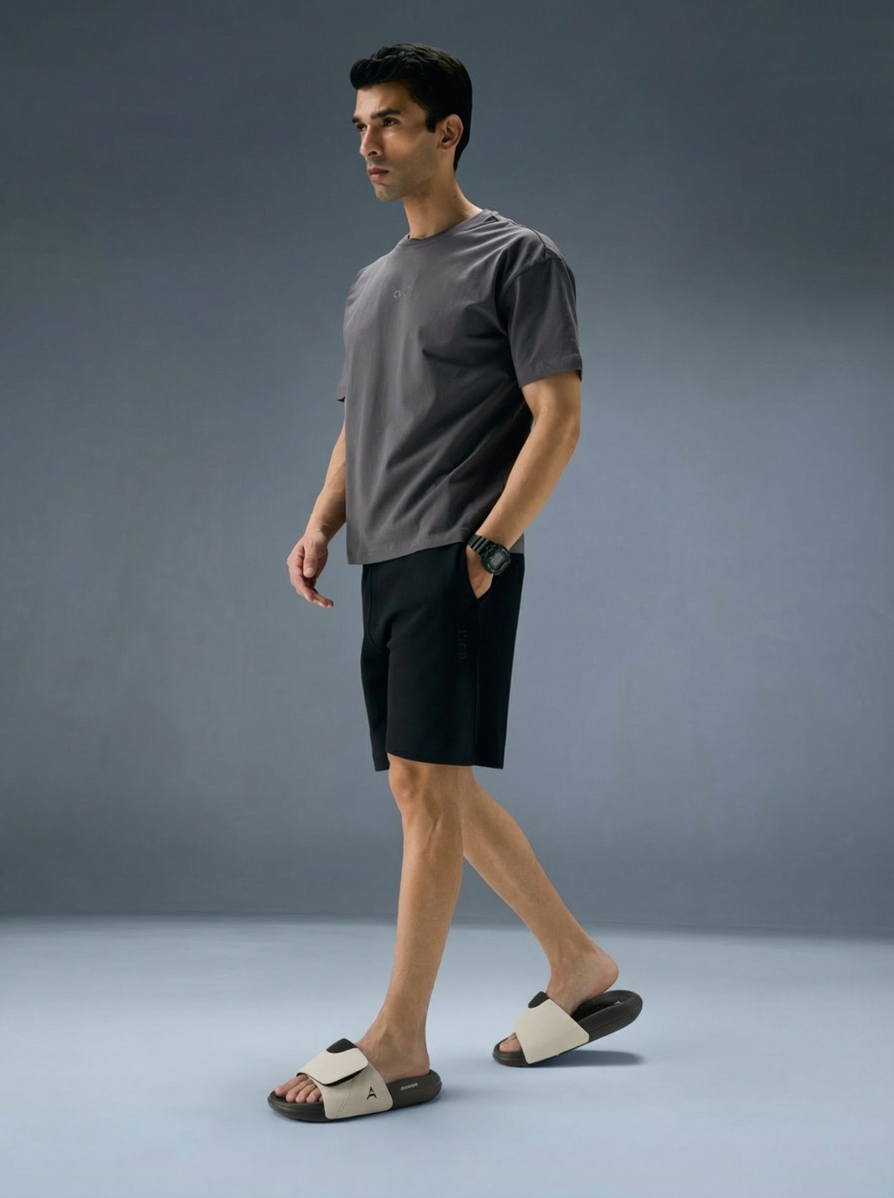 Avant Men's PlushStep Sliders - Grey