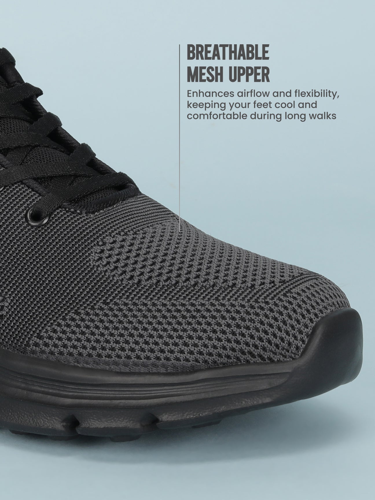 Avant Men's EnduraStep Walking Shoes - Black/Grey