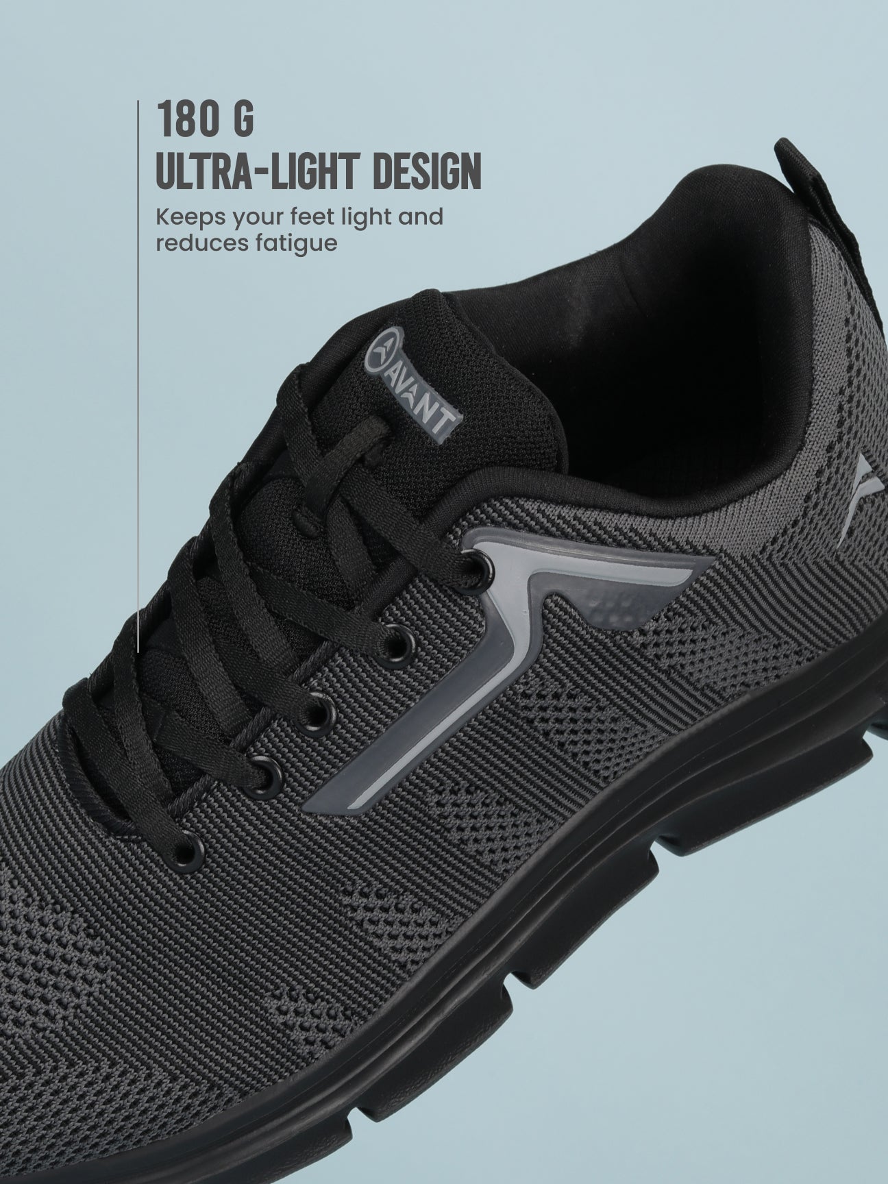 Avant Men's EnduraStep Walking Shoes - Black/Grey