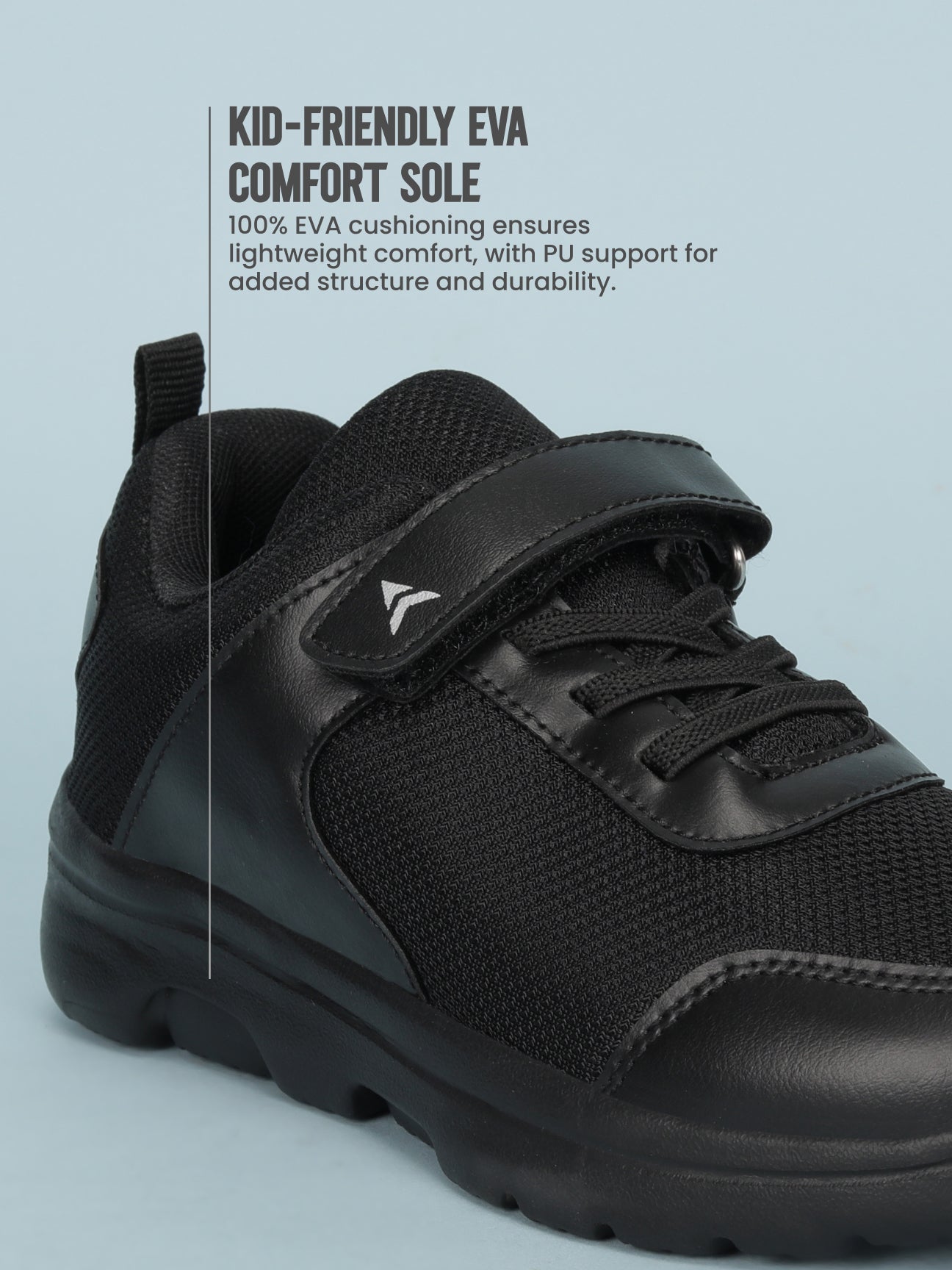 Avant Kid's Unisex PlayDash School Shoes - Black