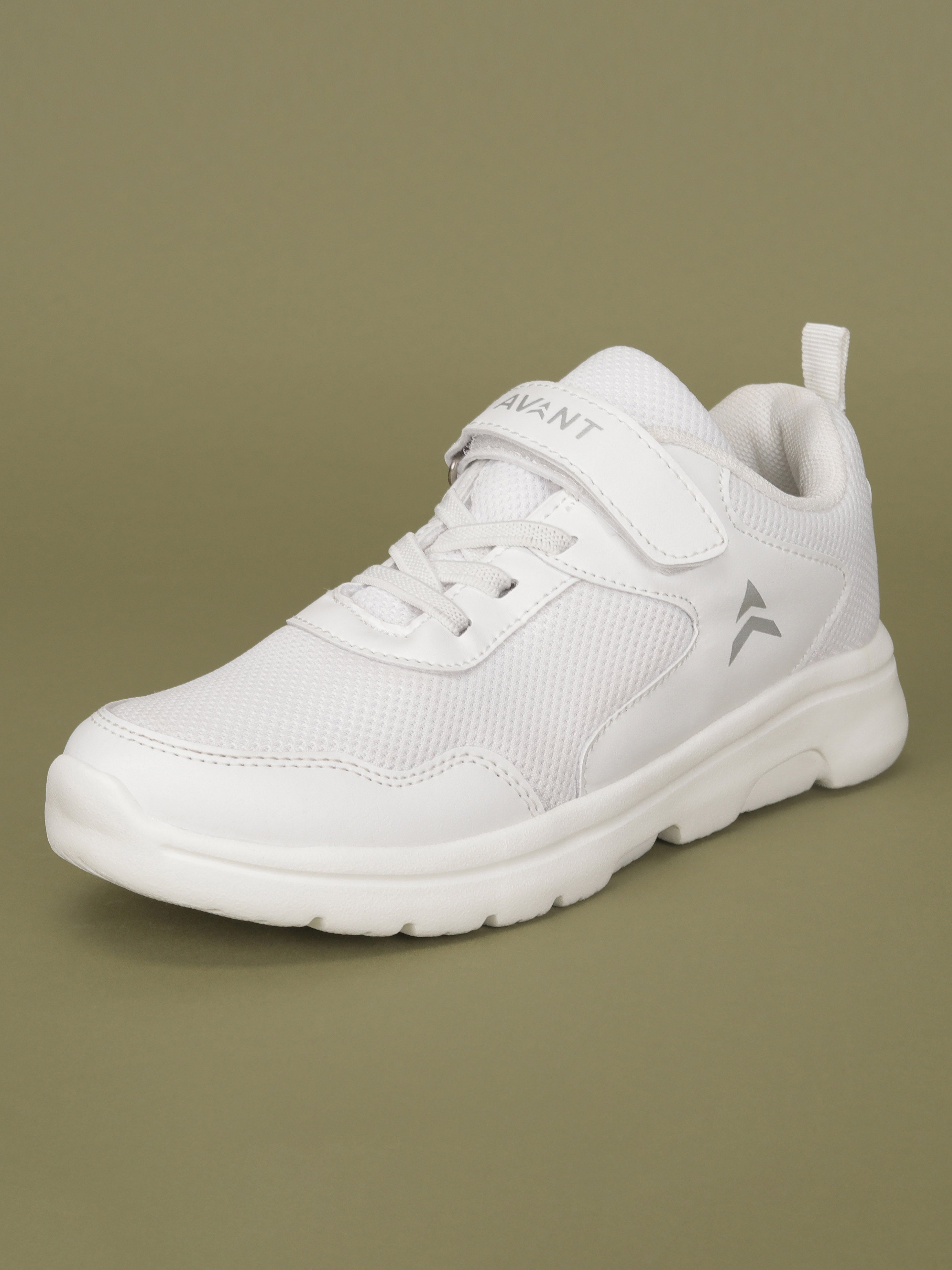 Avant Kid's Unisex ZoomPlay School Shoes - White
