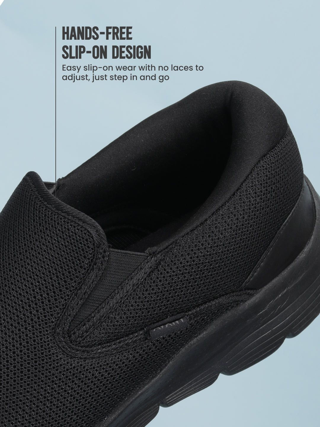 Avant Men's AirCruise Slip-On Walking Shoes - Black