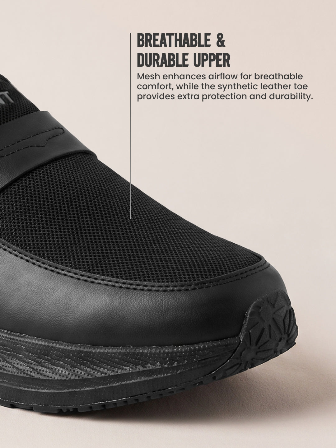 Avant Men's AeroShift Slip-On Walking Shoes - Black