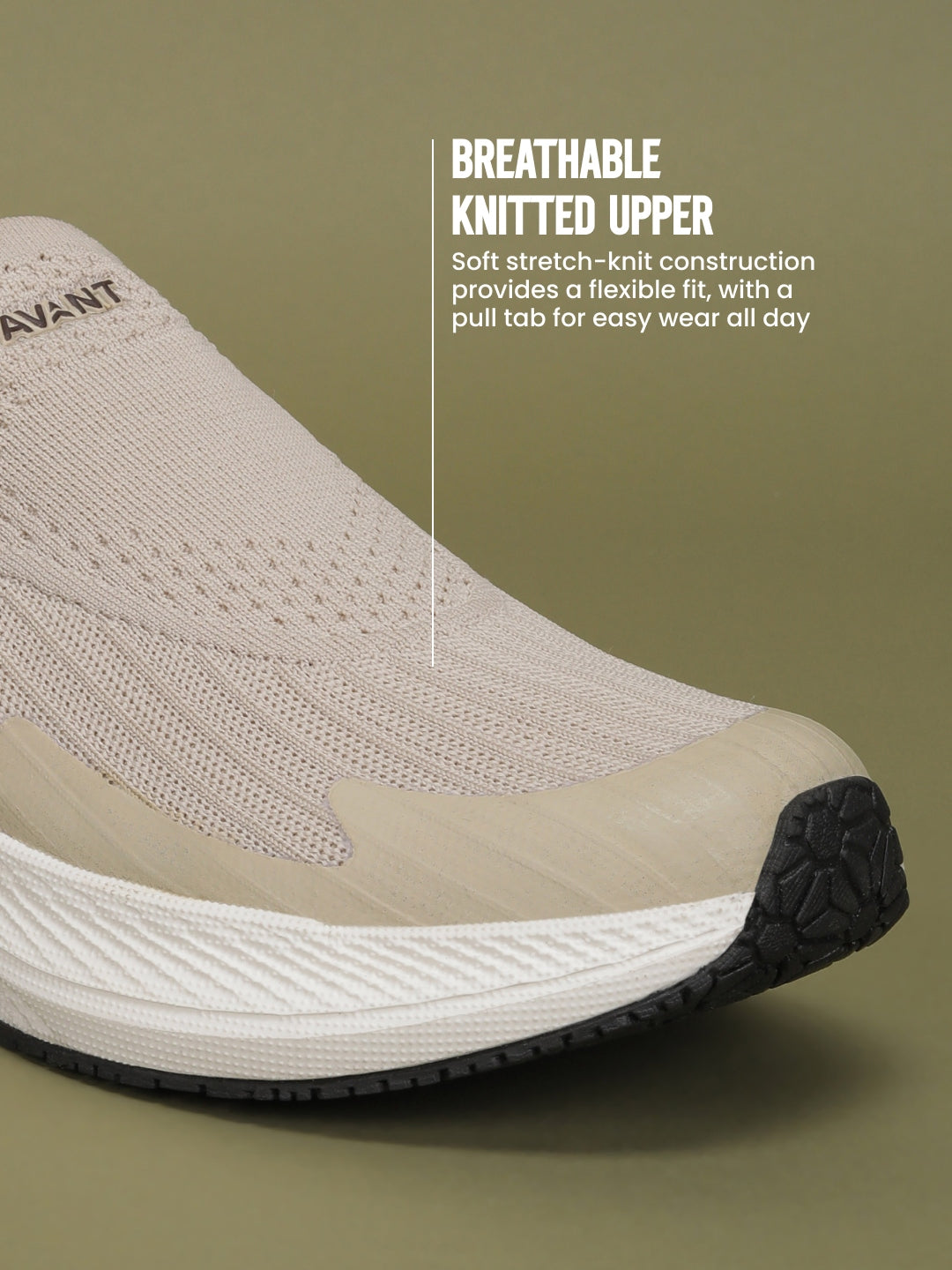 Avant Men's LiteStep Slip-On Walking Shoes - Beige