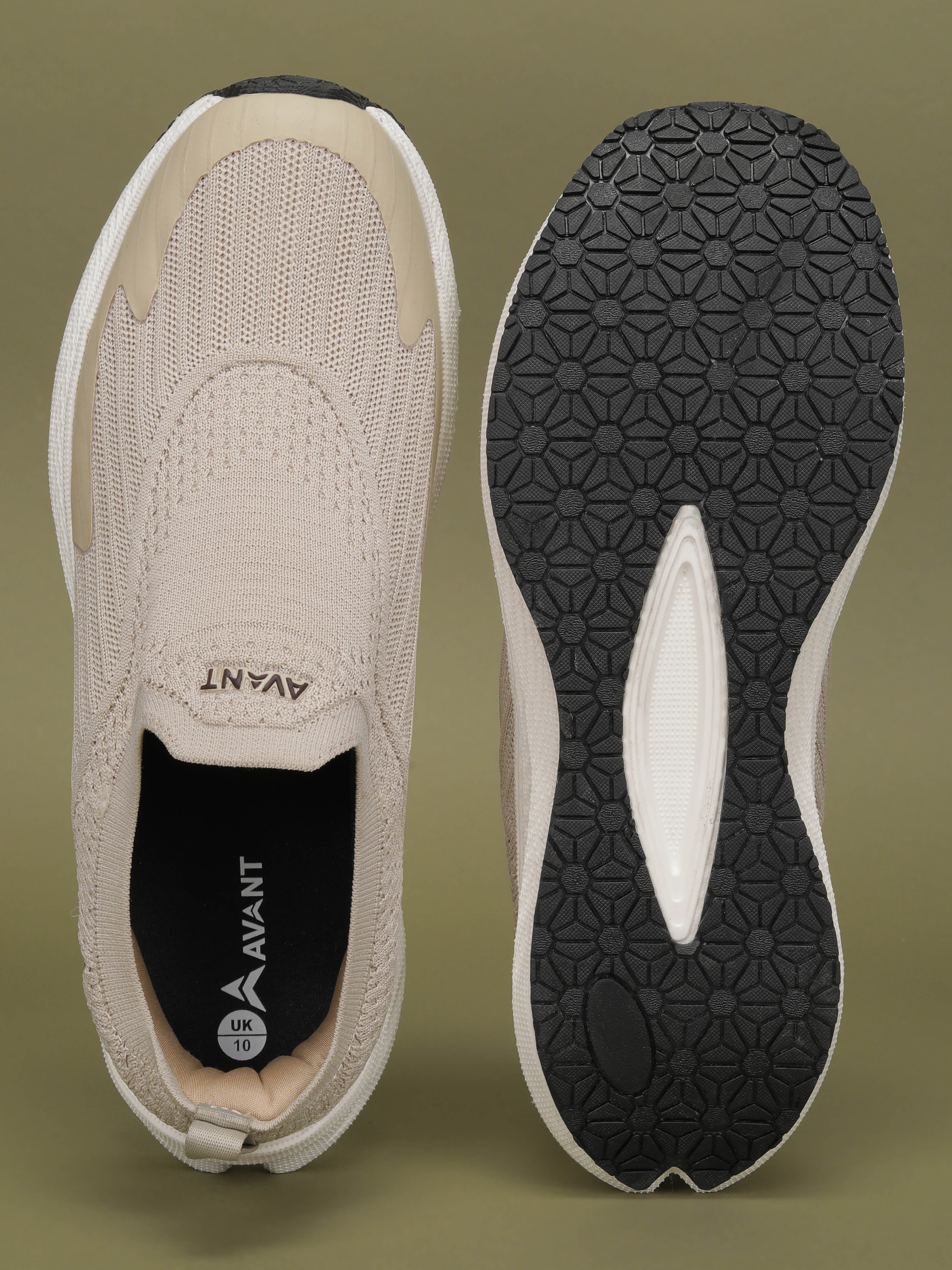 Avant Men's LiteStep Slip-On Walking Shoes - Beige
