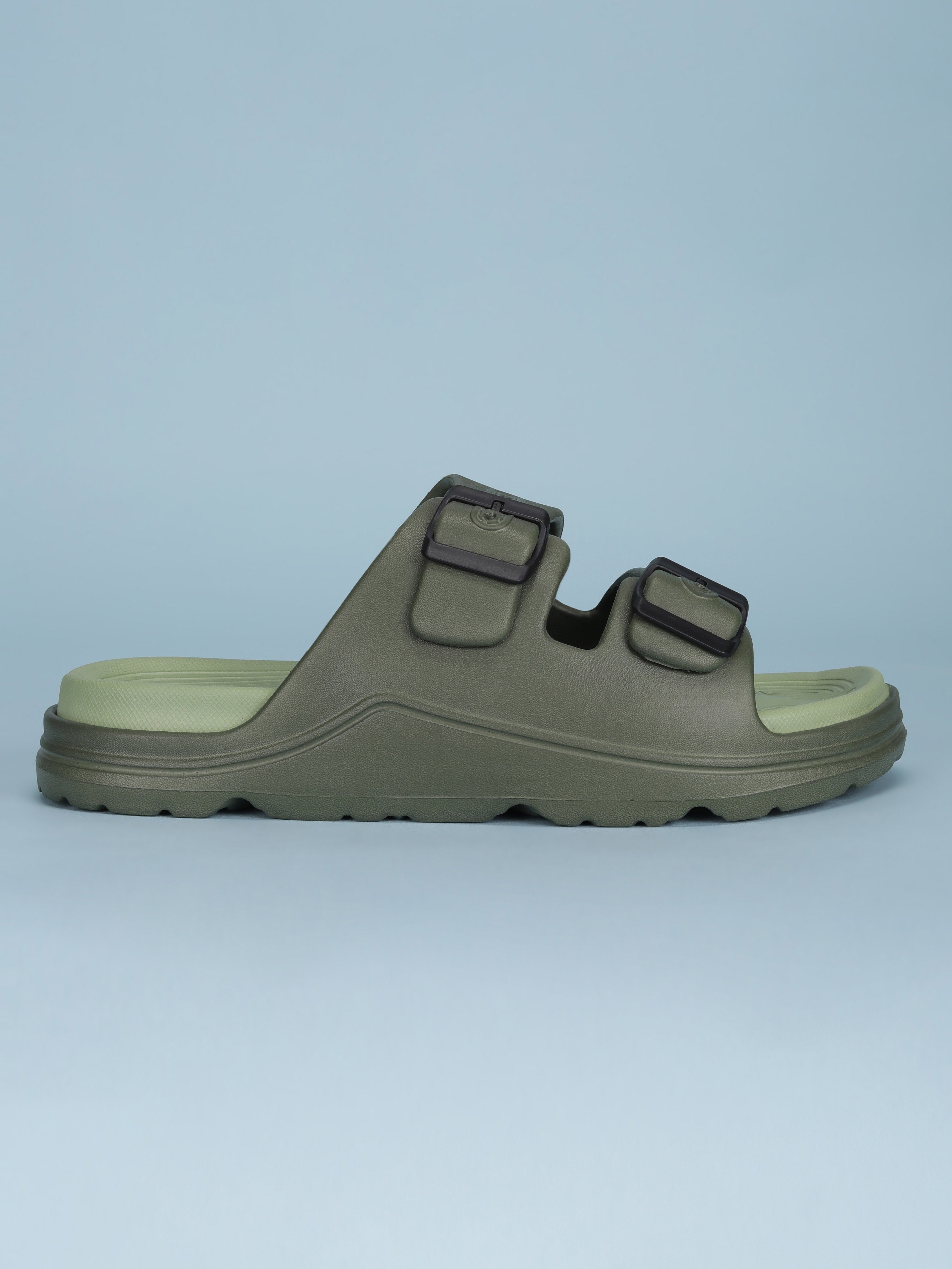 Avant Men's BuckleStride Sliders - Olive